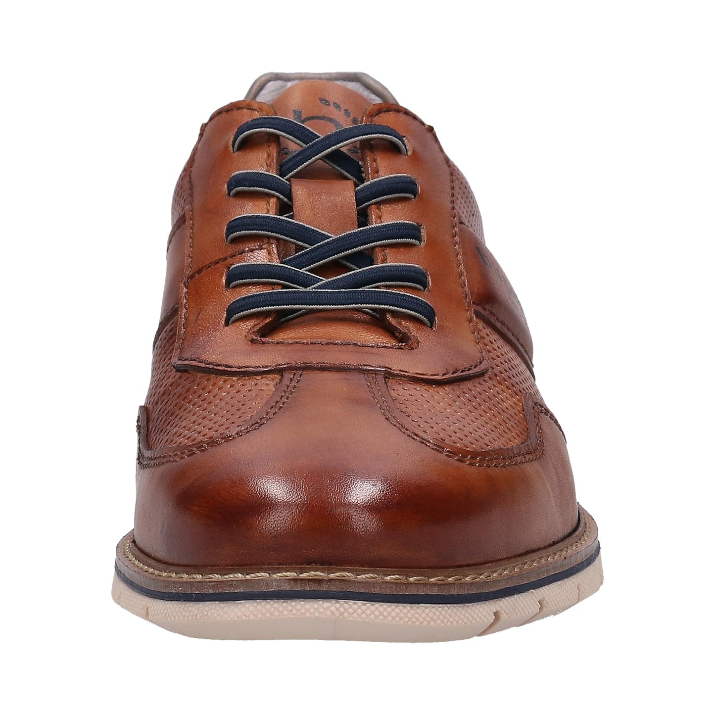 bugatti Men’s Sneakers – Leather Lace-Up Shoes with Elastic Laces
