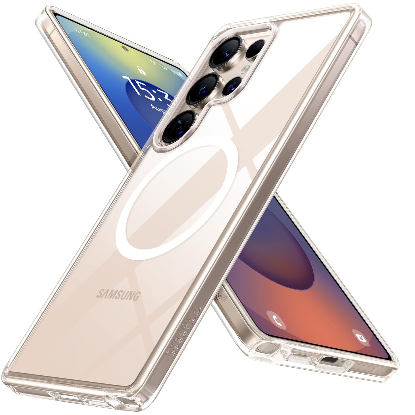 TORRAS For Samsung Galaxy S25 Ultra Case for MagSafe No.1 Protective Power and Magnetic Force S25 Ultra Case Military Level Shockproof Scratch-Resistant with Airbags Hard Case Protective Case Guardian 