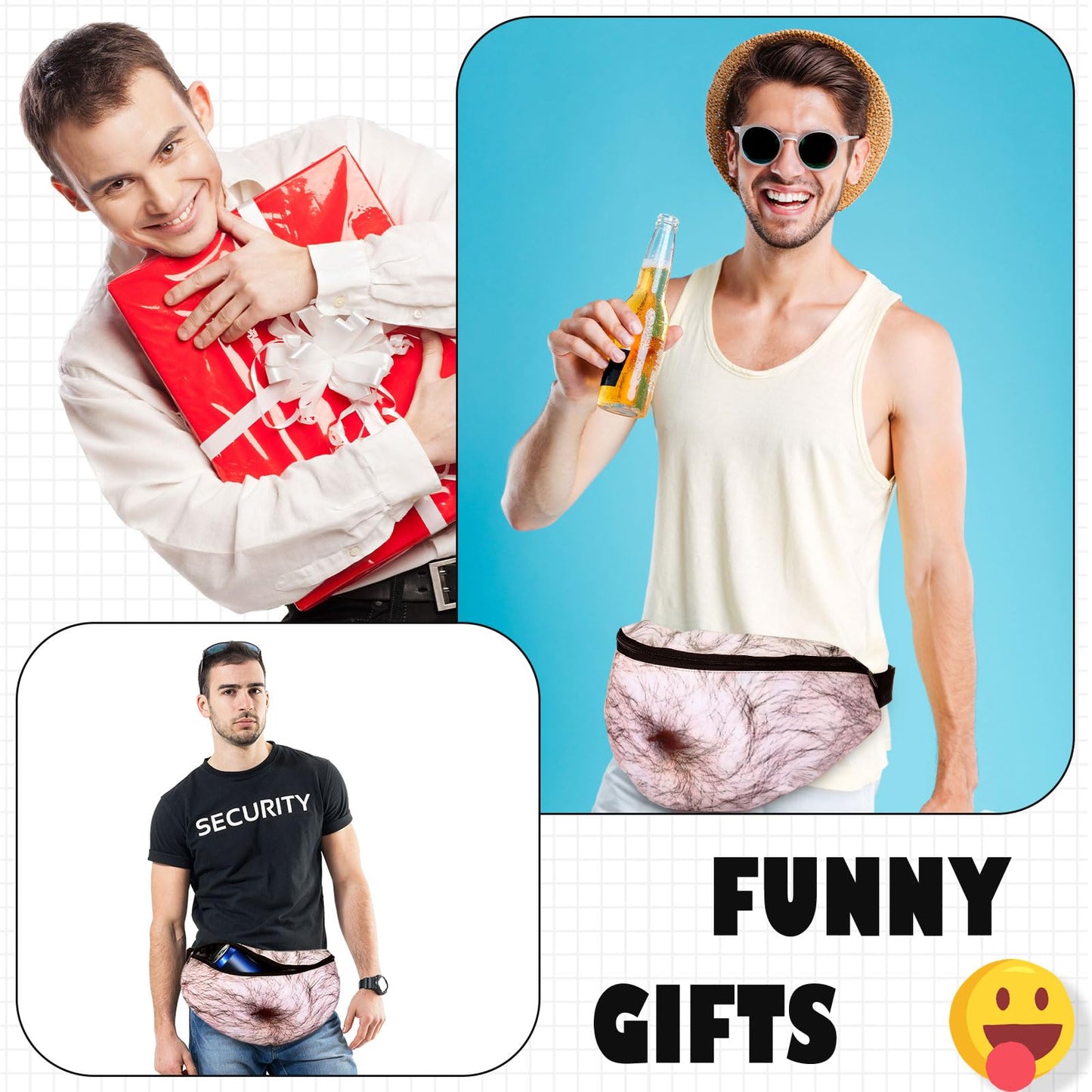 Weewooday Beer Belly Waist Bag – Hilarious Novelty Fanny Pack