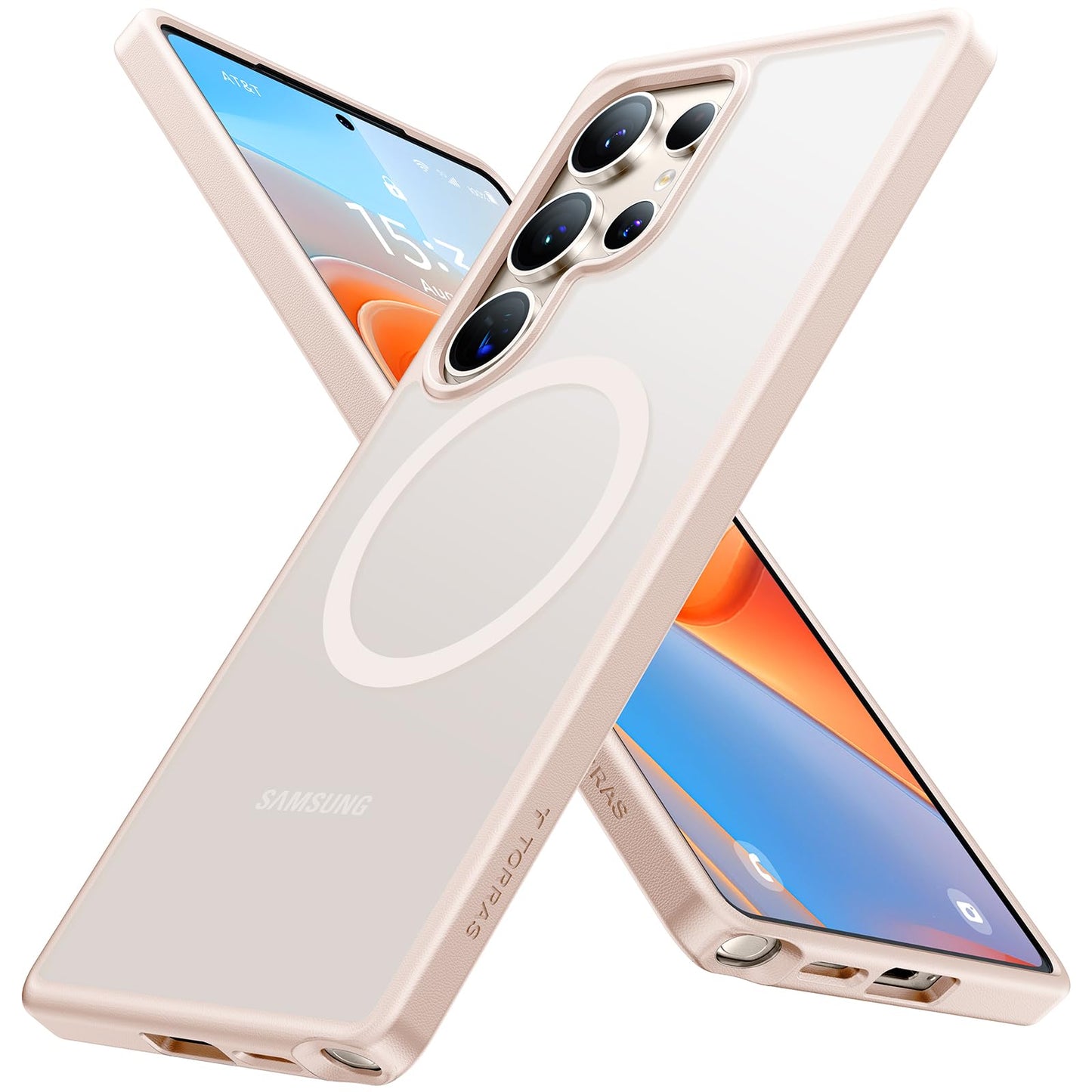 TORRAS For Samsung Galaxy S25 Ultra Case for MagSafe No.1 Protective Power and Magnetic Force S25 Ultra Case Military Level Shockproof Scratch-Resistant with Airbags Hard Case Protective Case Guardian 