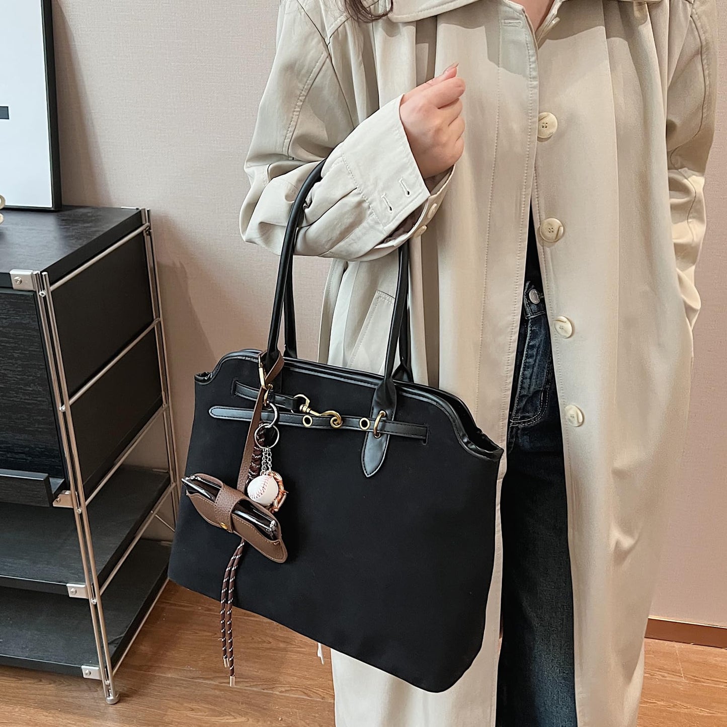 Unisoul Suede Handbag for Women