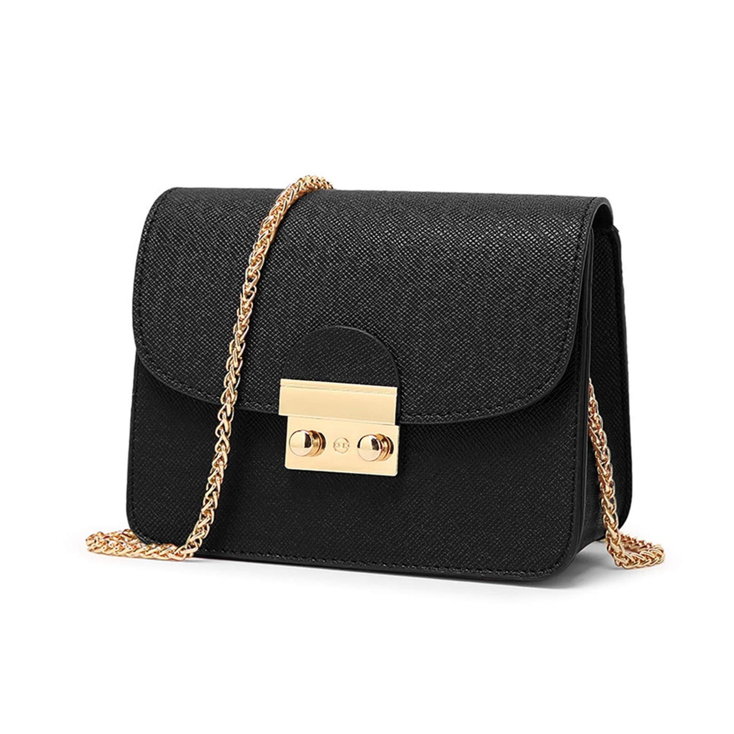 Mini Crossbody Bag for Women – Vintage Clutch Shoulder Bag with Chain Strap