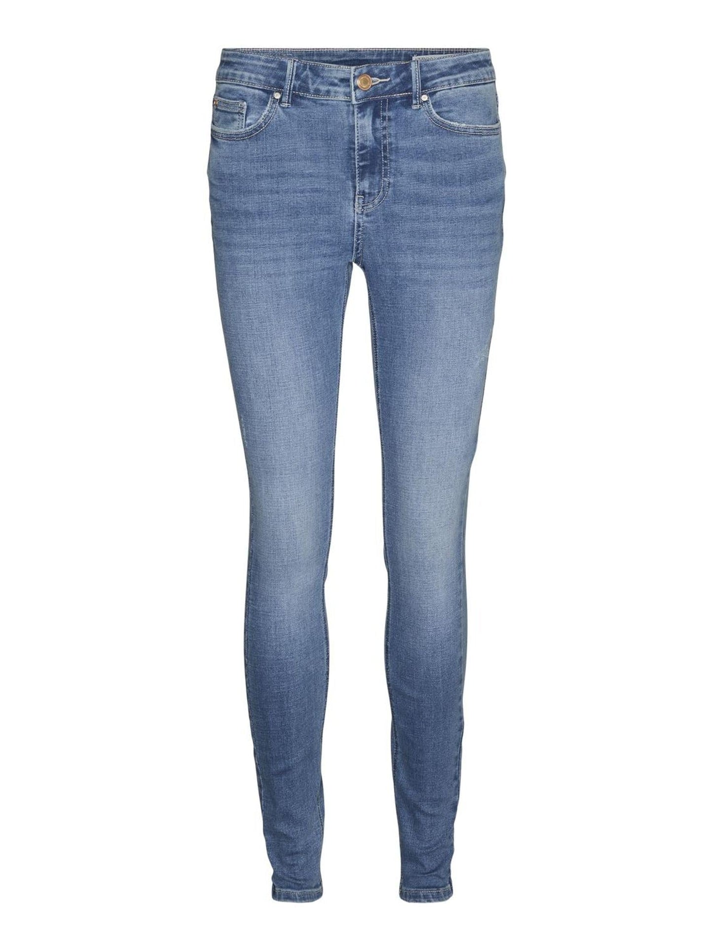 VERO MODA Women’s Mid-Rise Skinny Fit Jeans