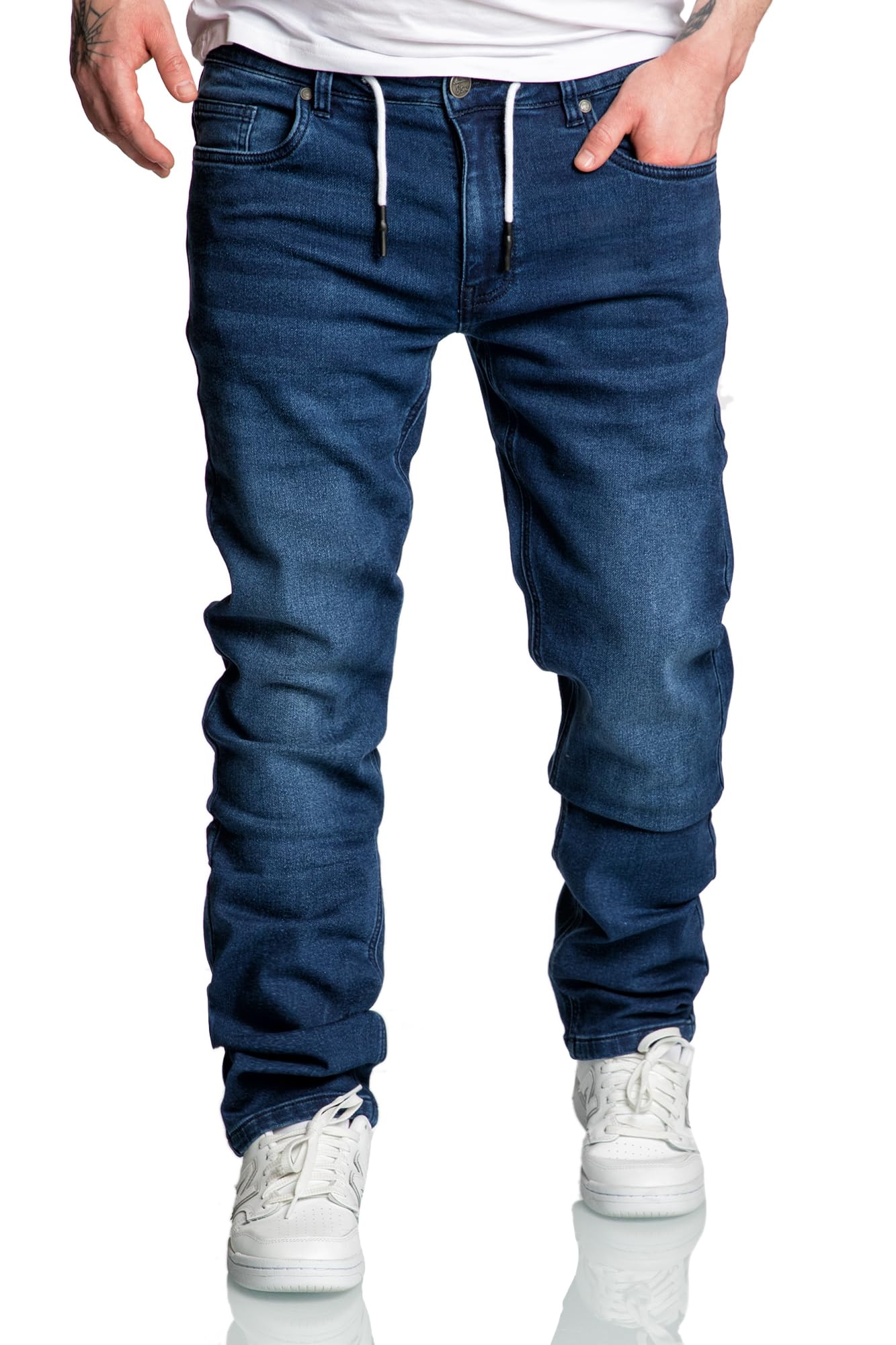 Amaci&Sons Men’s Stretch Denim Jogging Jeans