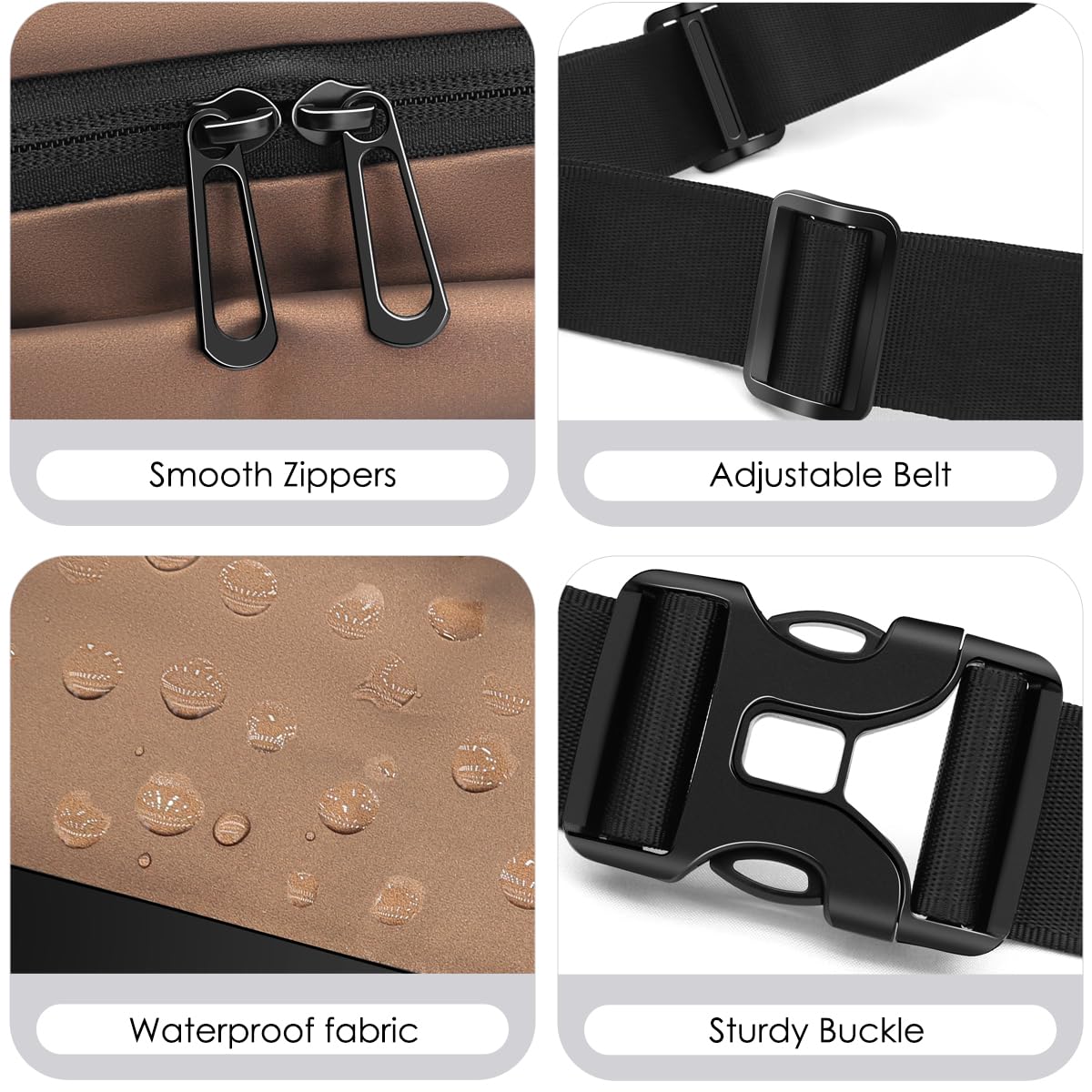 REETEE Waterproof Waist Bag – Multifunctional Sling Bag for Men & Women