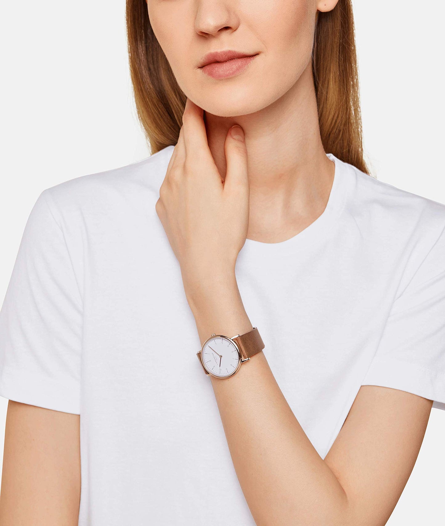 Liebeskind Damen Analog Quarz Armbanduhr mit Lederarmband