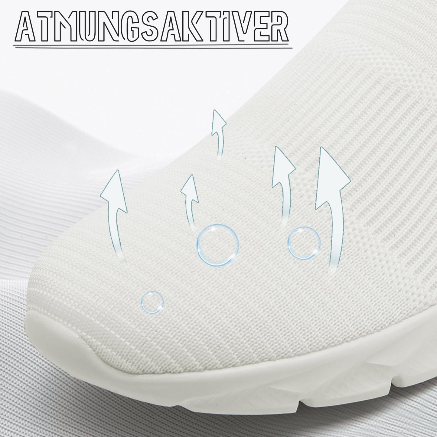 Men’s Slip-On Running Shoes – Lightweight Breathable Athletic Sneakers