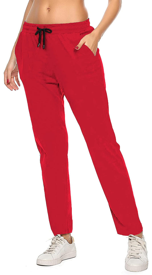 FGFD&OU Women’s Jogging Pants – Cotton Sport Trousers Slim Fit