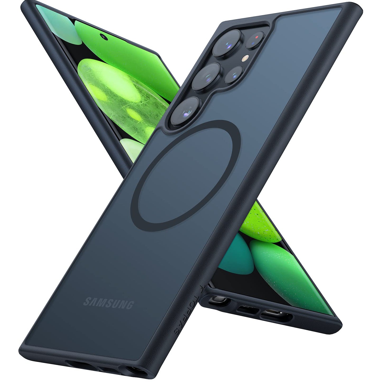 TORRAS For Samsung Galaxy S25 Ultra Case for MagSafe No.1 Protective Power and Magnetic Force S25 Ultra Case Military Level Shockproof Scratch-Resistant with Airbags Hard Case Protective Case Guardian 