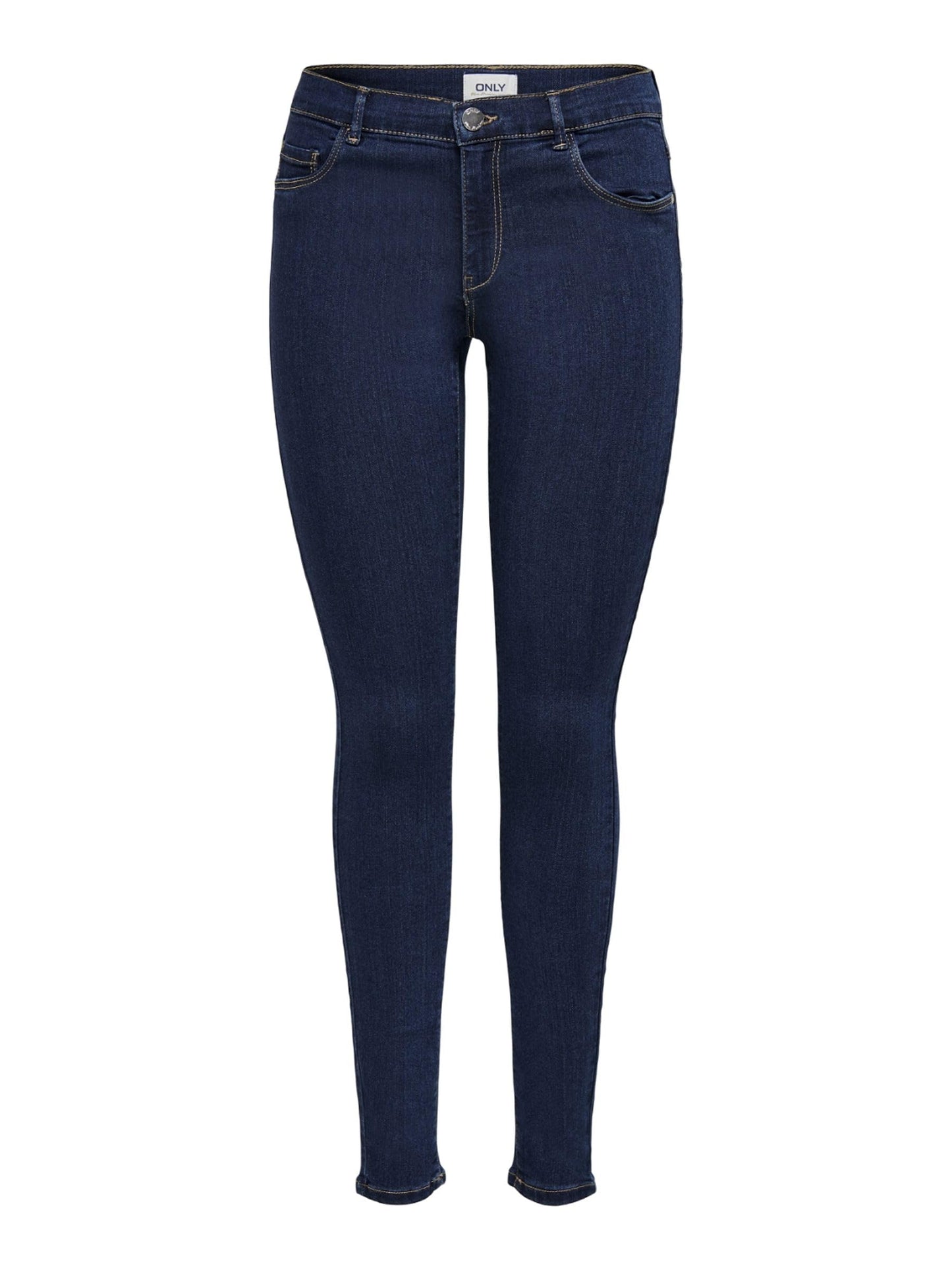 ONLY Women’s ONLRAIN Mid-Rise Skinny Fit Jeans