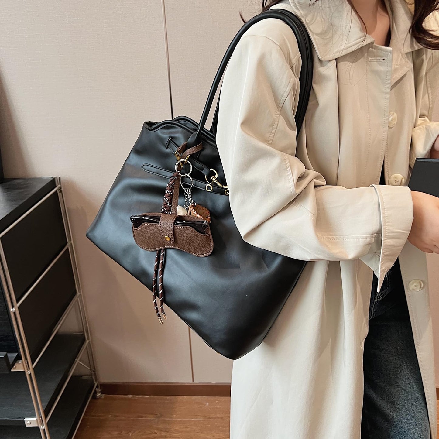 Unisoul Suede Handbag for Women
