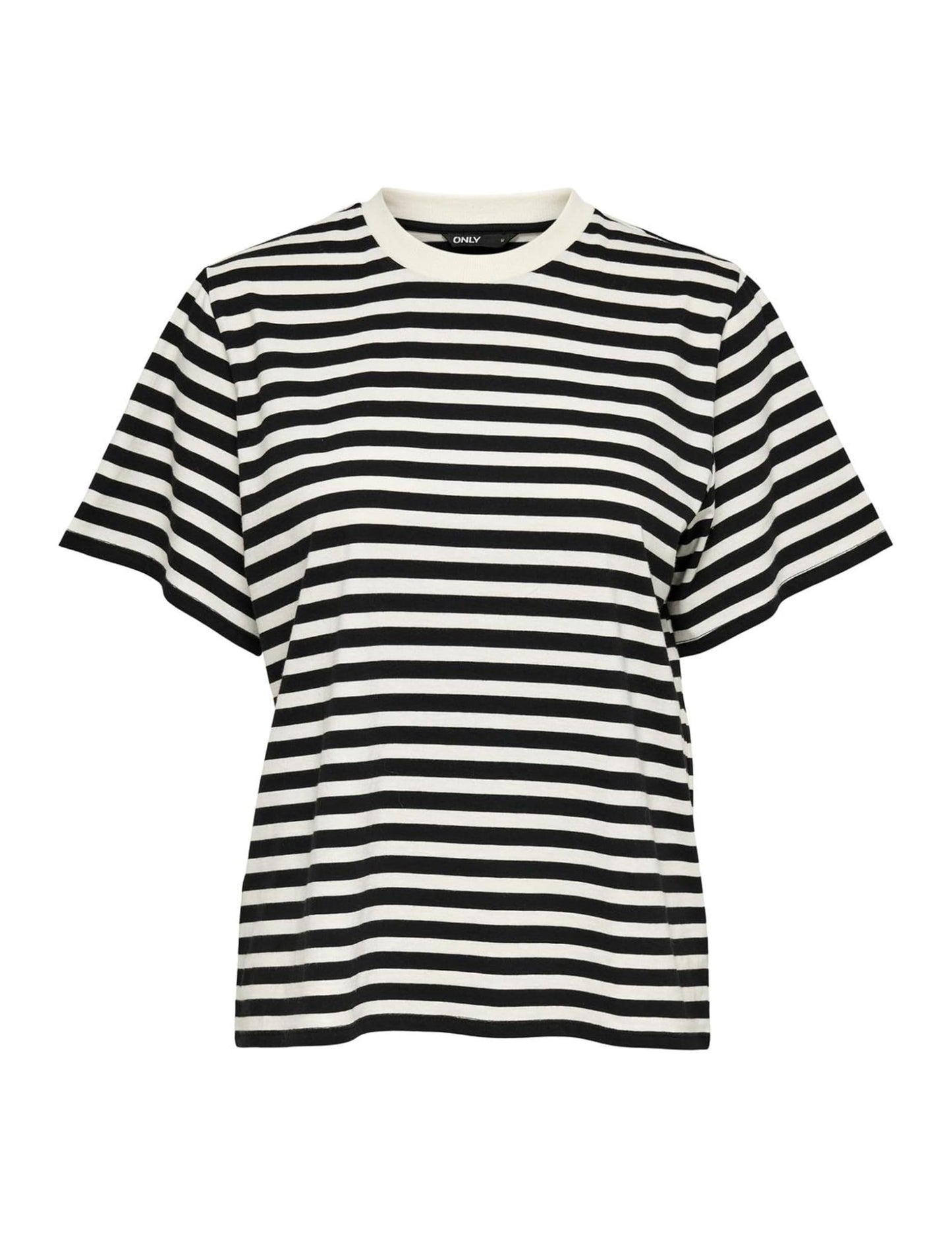 ONLY Women’s Onllivina T-Shirt – Classic Cotton Round Neck Tee