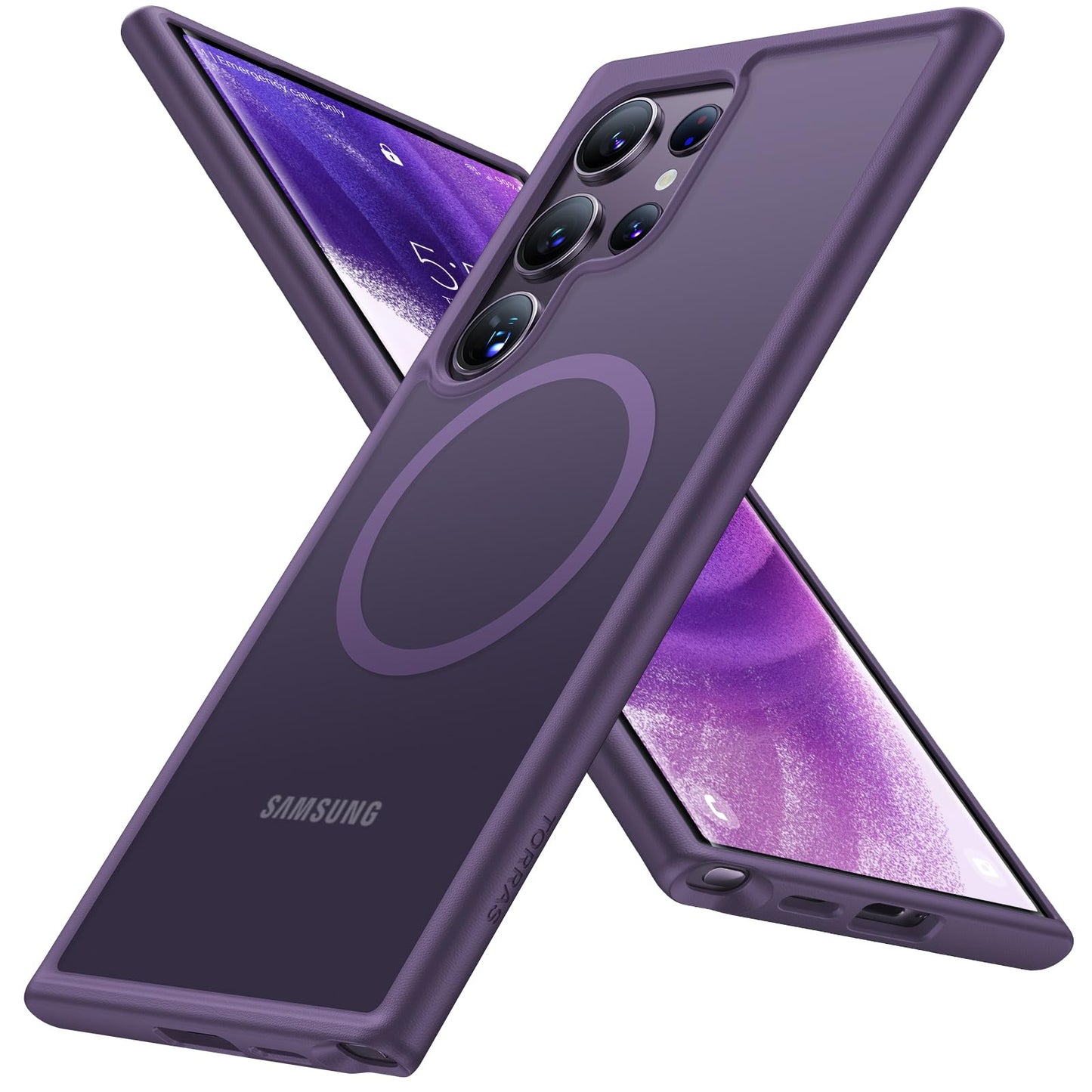 TORRAS For Samsung Galaxy S25 Ultra Case for MagSafe No.1 Protective Power and Magnetic Force S25 Ultra Case Military Level Shockproof Scratch-Resistant with Airbags Hard Case Protective Case Guardian 