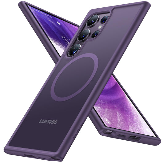 TORRAS For Samsung Galaxy S25 Ultra Case for MagSafe No.1 Protective Power and Magnetic Force S25 Ultra Case Military Level Shockproof Scratch-Resistant with Airbags Hard Case Protective Case Guardian 