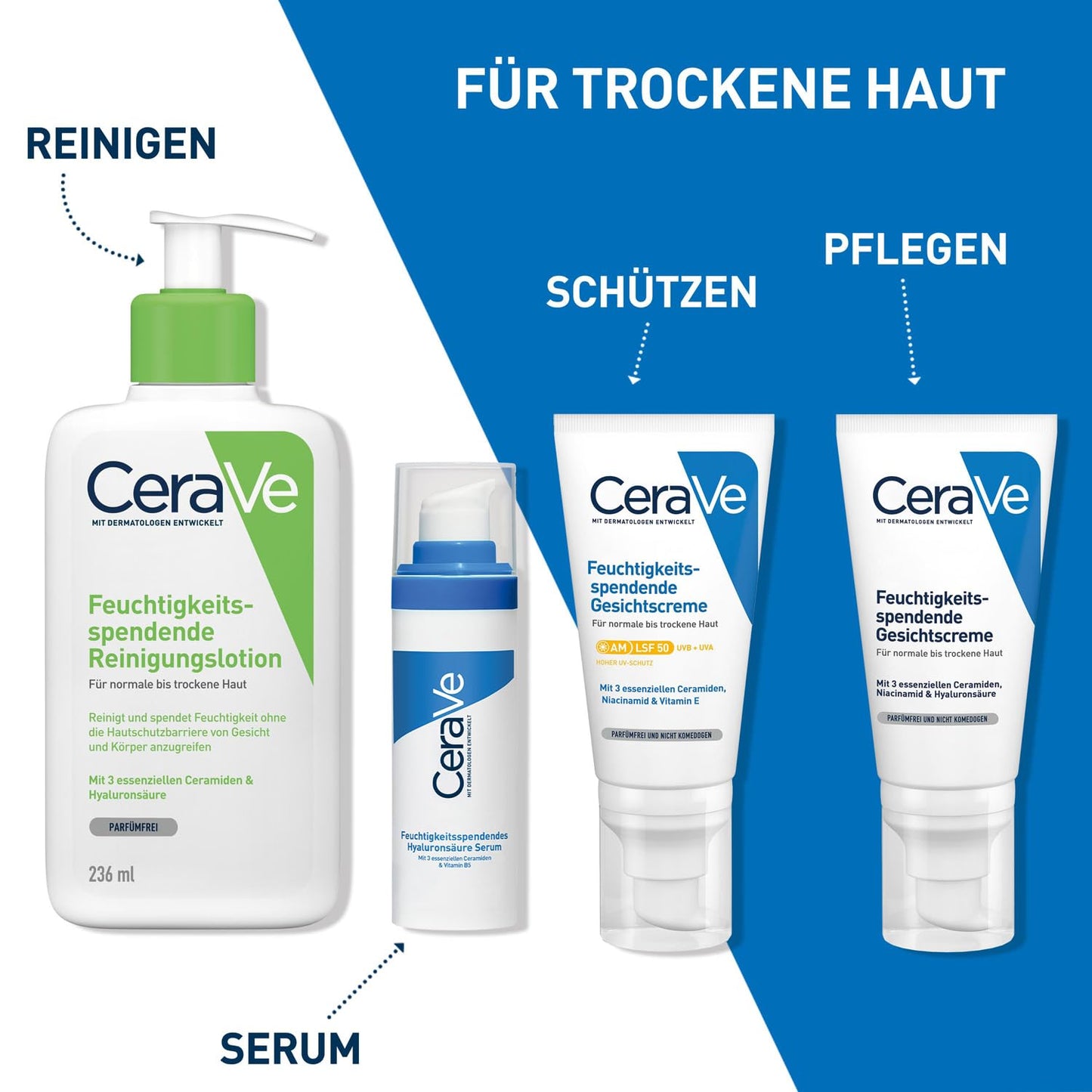 CeraVe Hydrating Hyaluronic Acid Serum – Moisturizing Face Serum (30ml)
