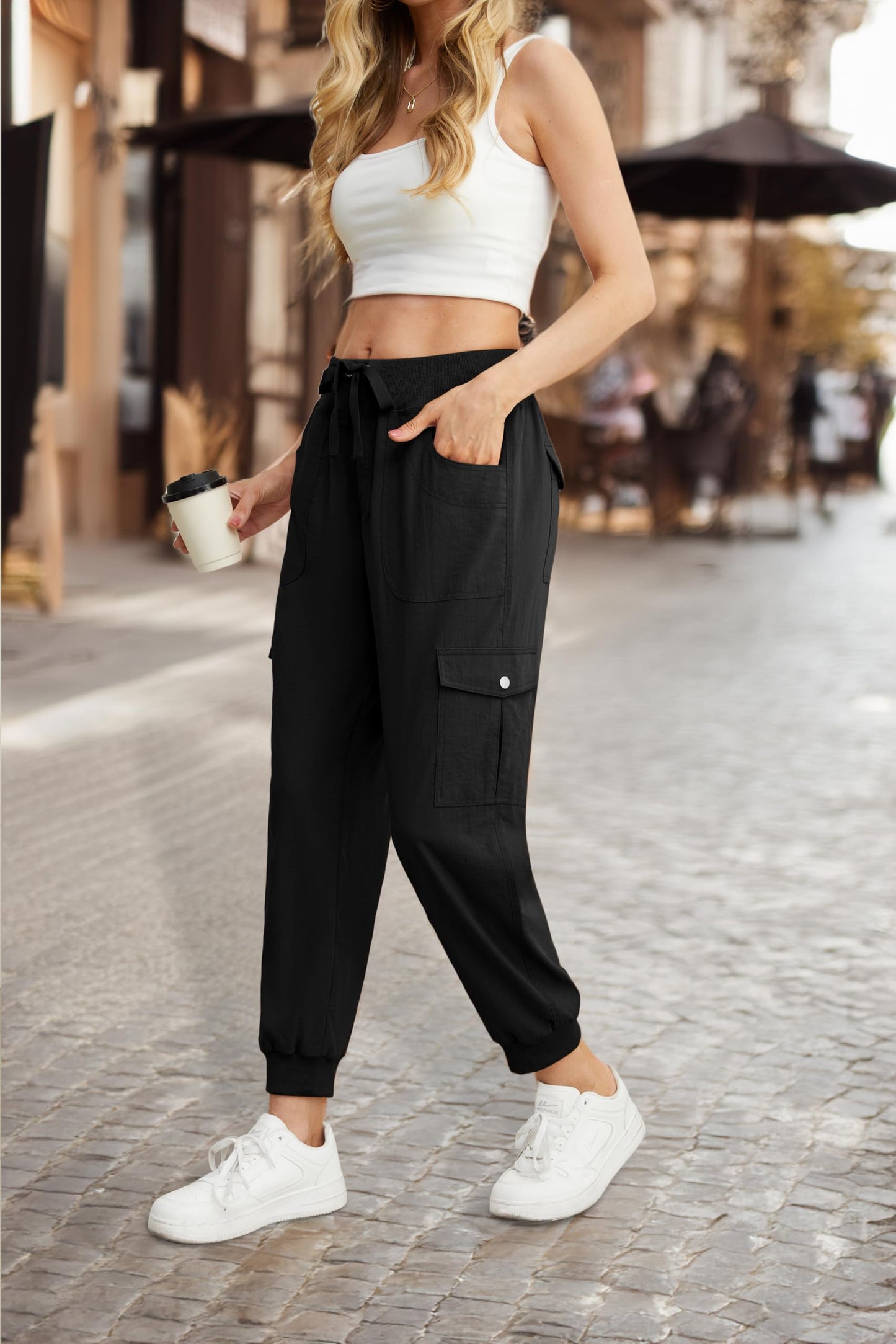 GRECERELLE Women’s Jogging Cargo Pants