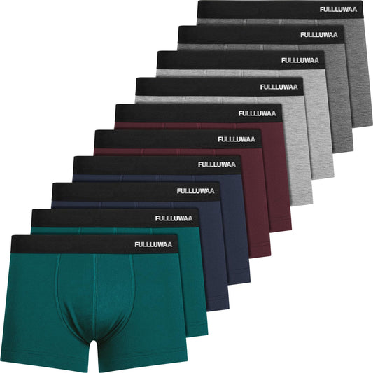 Fullluwaa Men’s Boxer Shorts 10-Pack