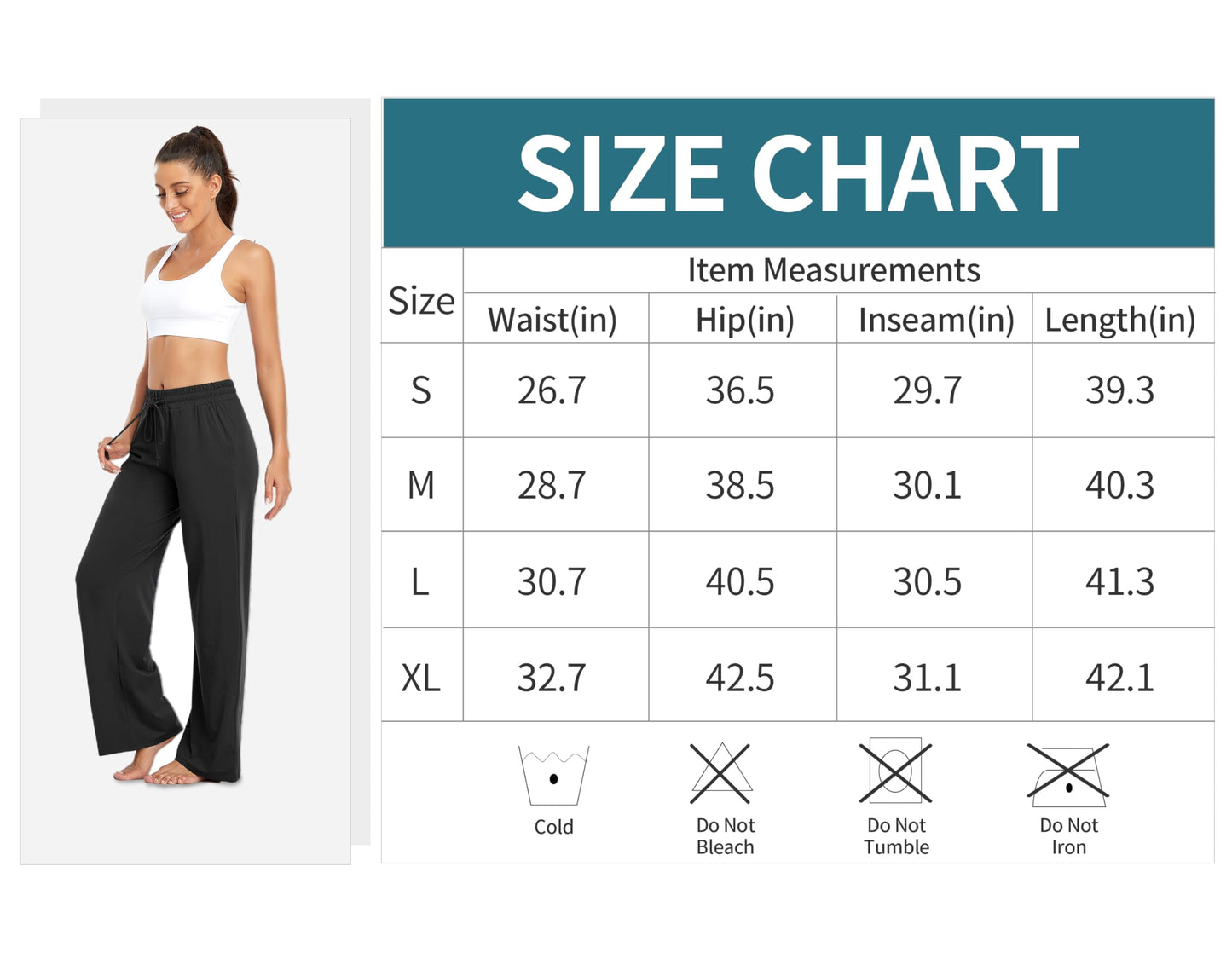Women's Sweatpants – Casual Sport Pants with Elastic Waist