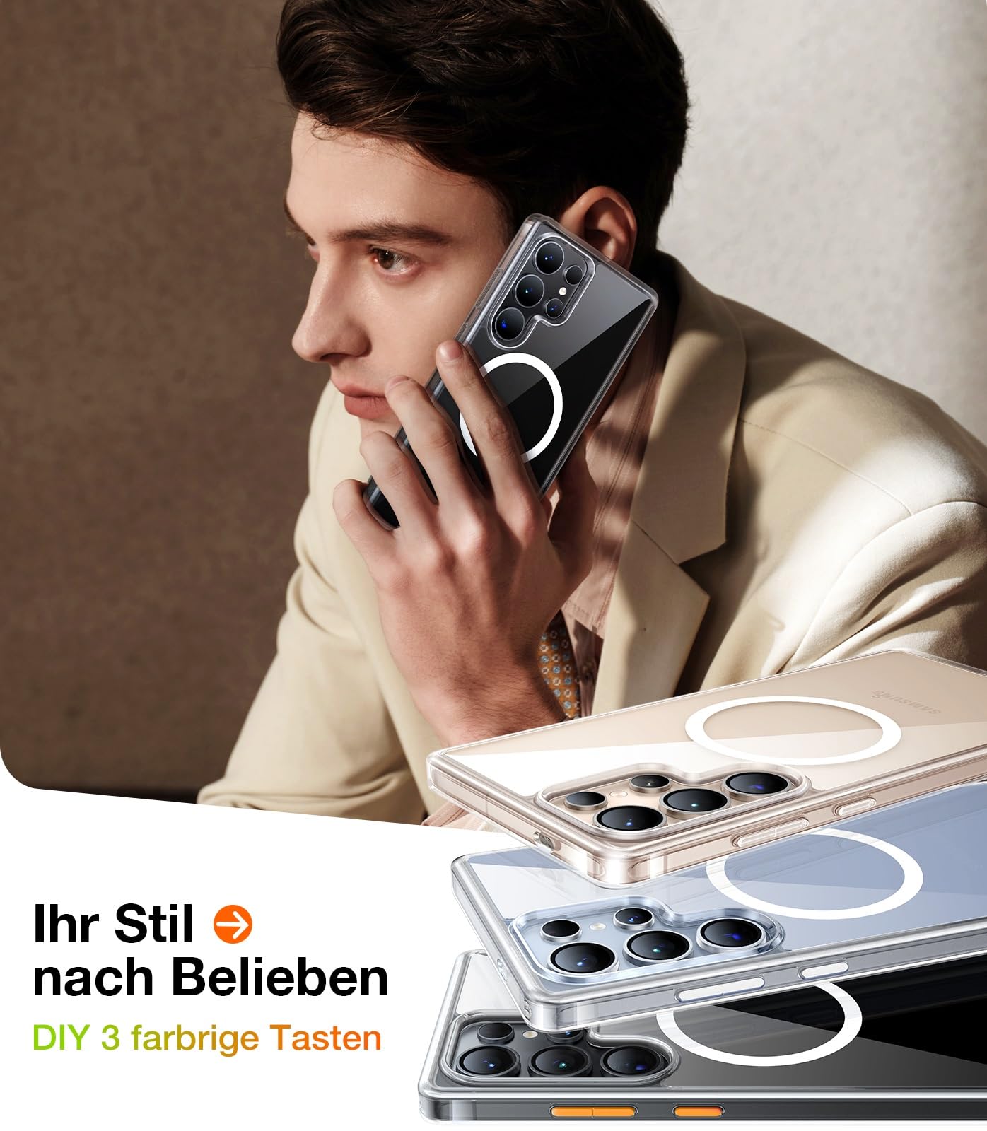 TORRAS For Samsung Galaxy S25 Ultra Case for MagSafe No.1 Protective Power and Magnetic Force S25 Ultra Case Military Level Shockproof Scratch-Resistant with Airbags Hard Case Protective Case Guardian 