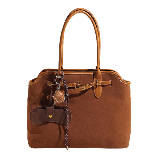 Unisoul Suede Handbag for Women