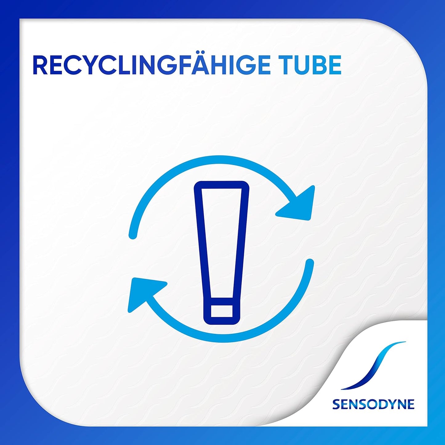 Sensodyne Sensitiv Fluorid Zahnpasta, 75ml, tägliche Zahncreme zum Schutz vor Karies, bei schmerzempfindlichen Zähnen