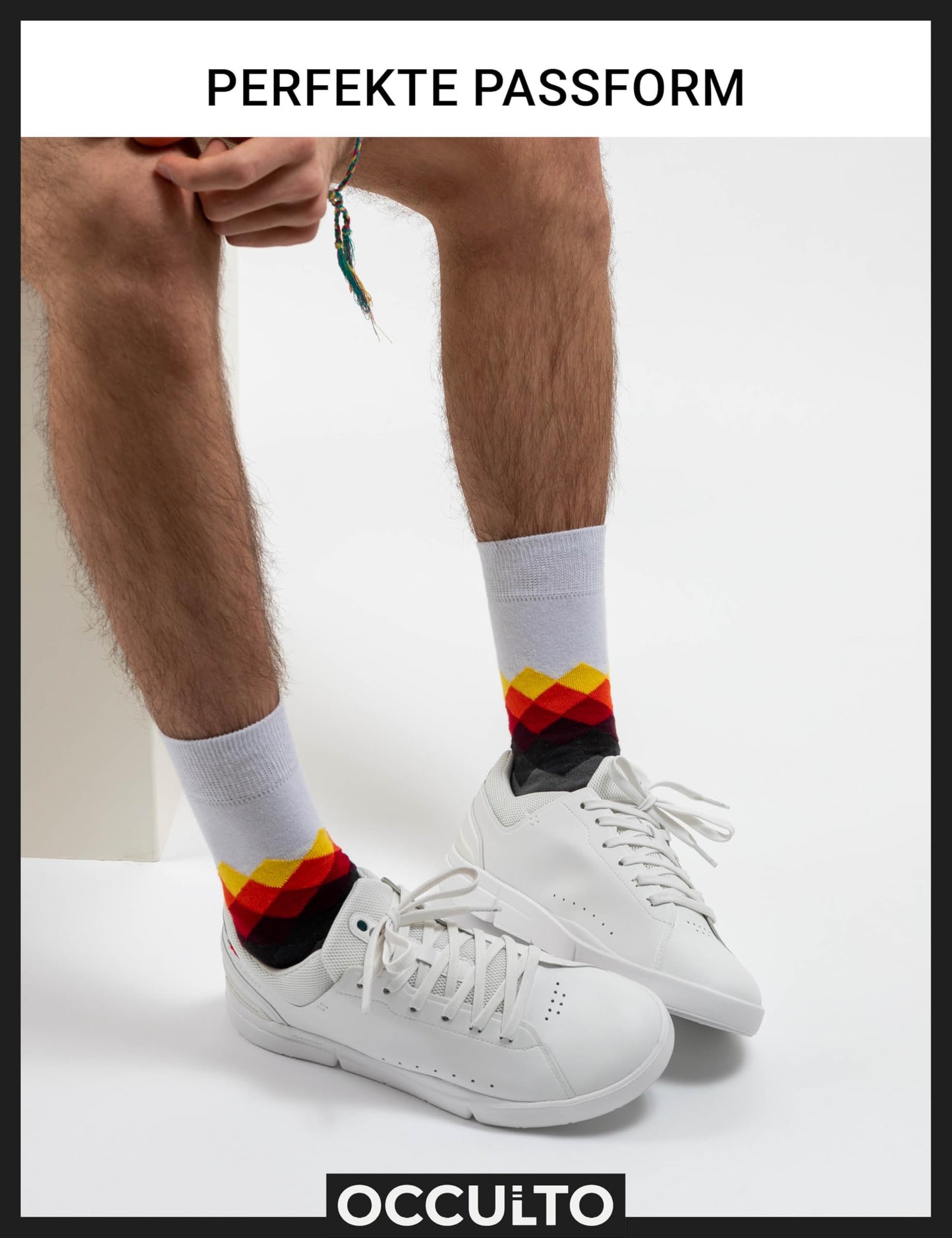 Colorful Men's Socks (6 Pairs) in Cotton