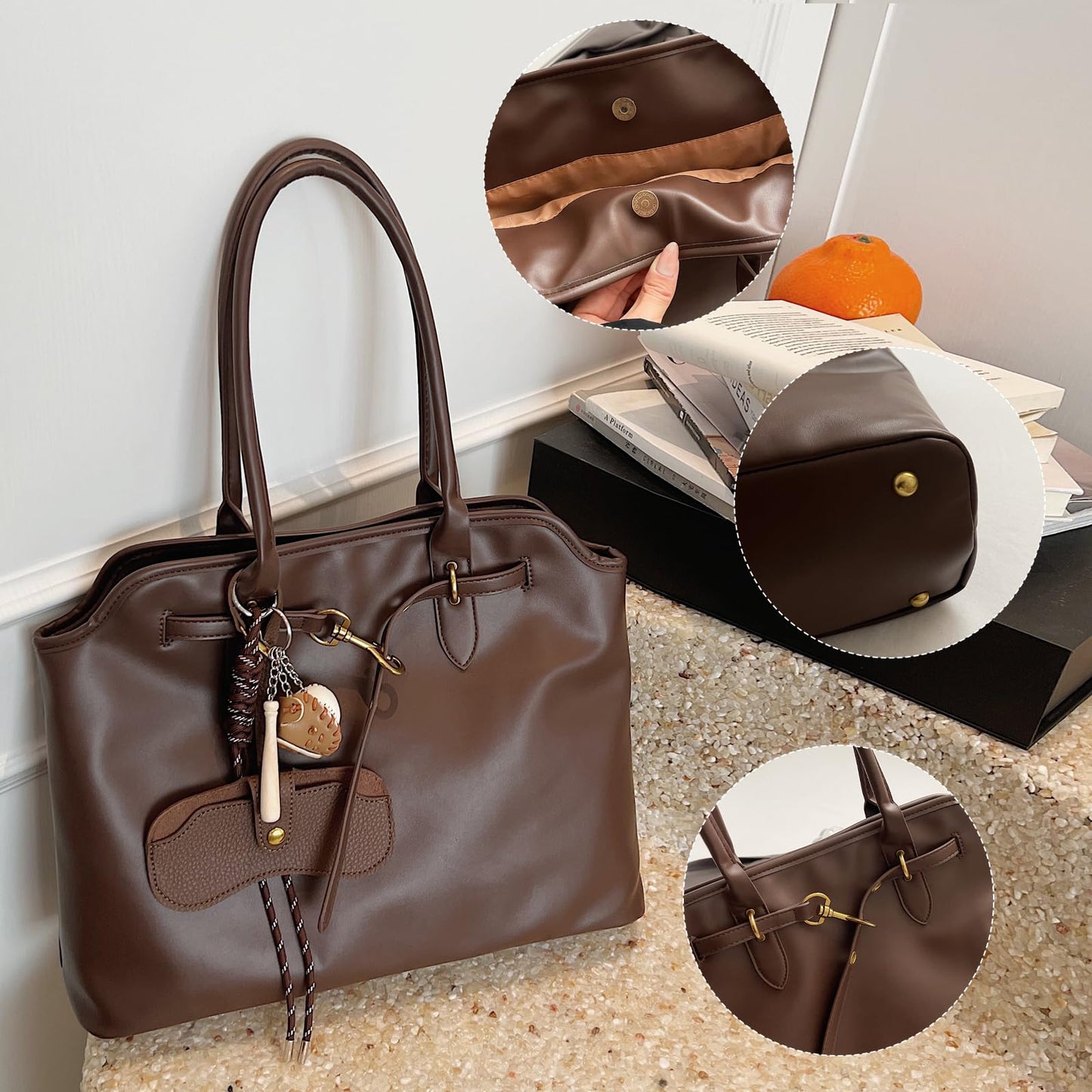 Unisoul Suede Handbag for Women