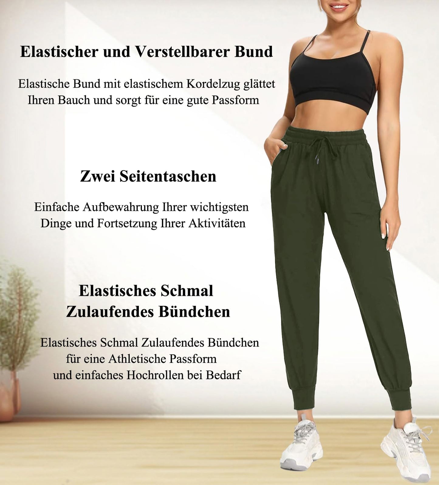 Women’s High-Waist Jogging Pants