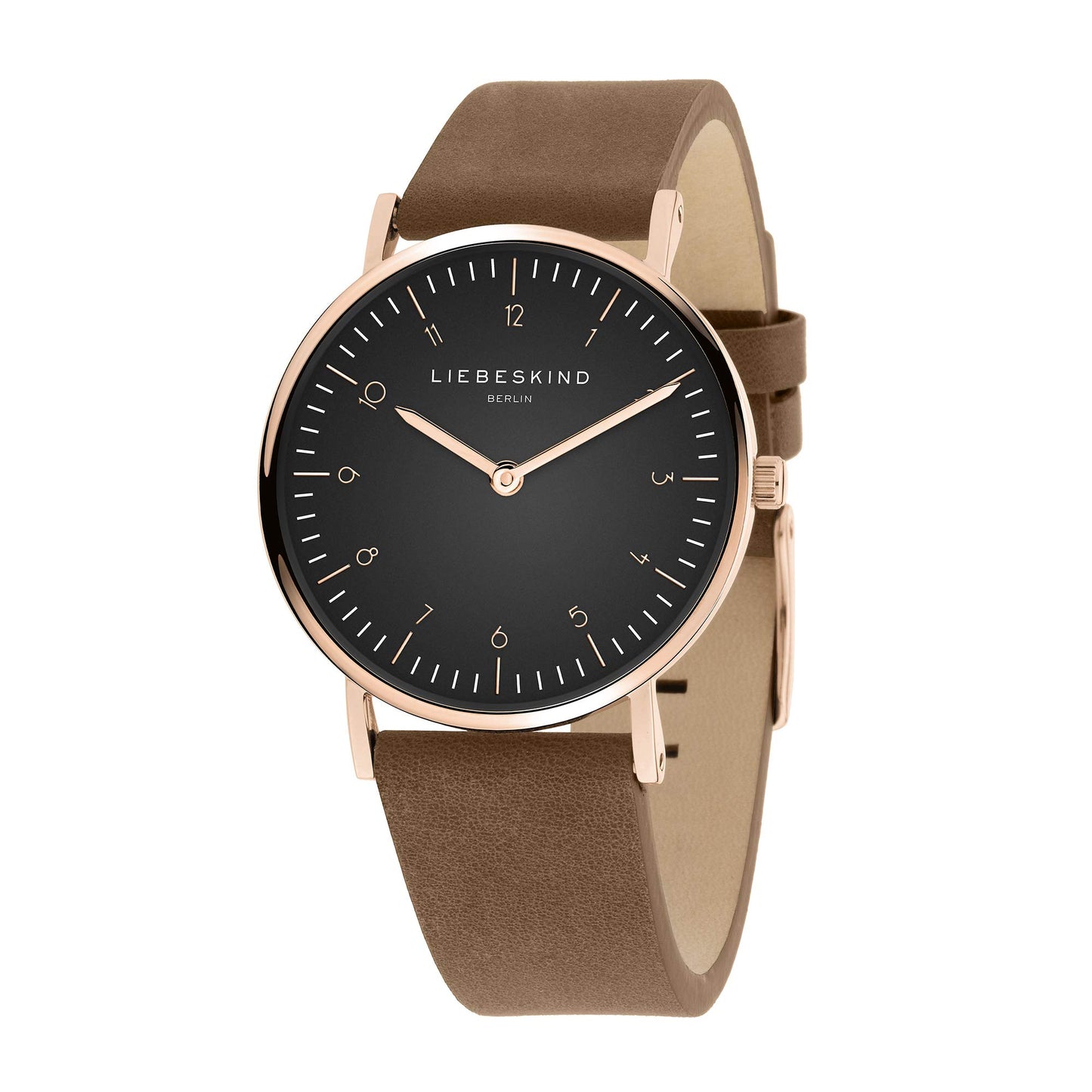 Liebeskind Damen Analog Quarz Armbanduhr mit Lederarmband