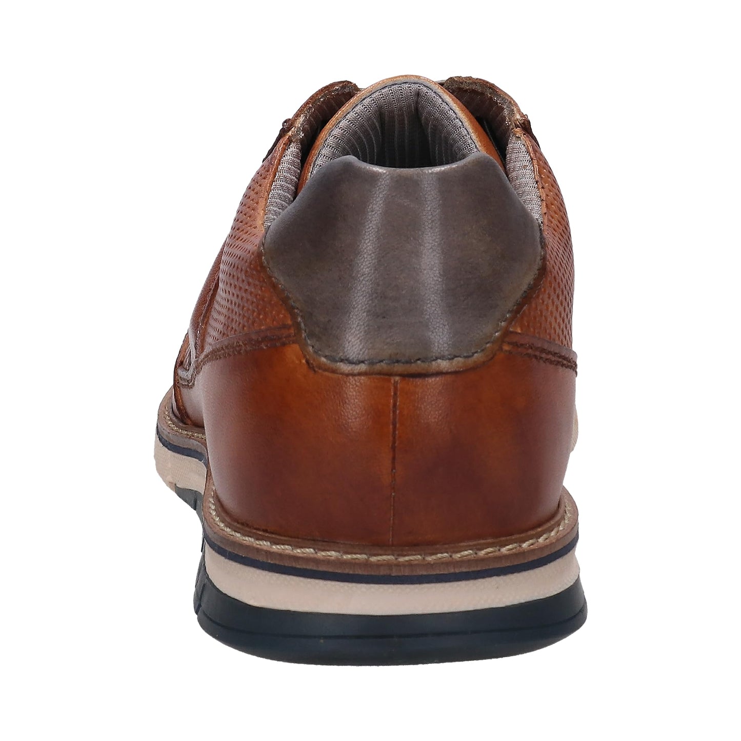 bugatti Men’s Sneakers – Leather Lace-Up Shoes with Elastic Laces