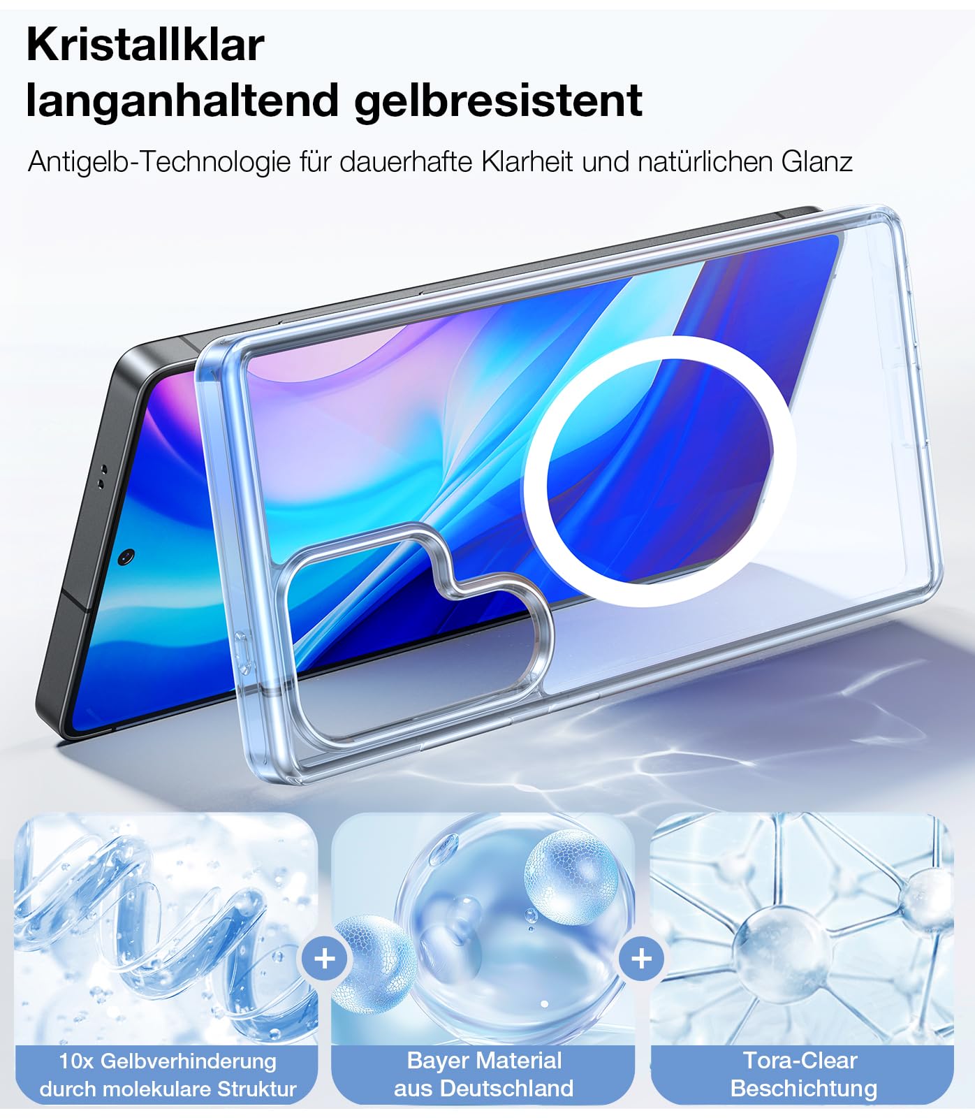 TORRAS For Samsung Galaxy S25 Ultra Case for MagSafe No.1 Protective Power and Magnetic Force S25 Ultra Case Military Level Shockproof Scratch-Resistant with Airbags Hard Case Protective Case Guardian 