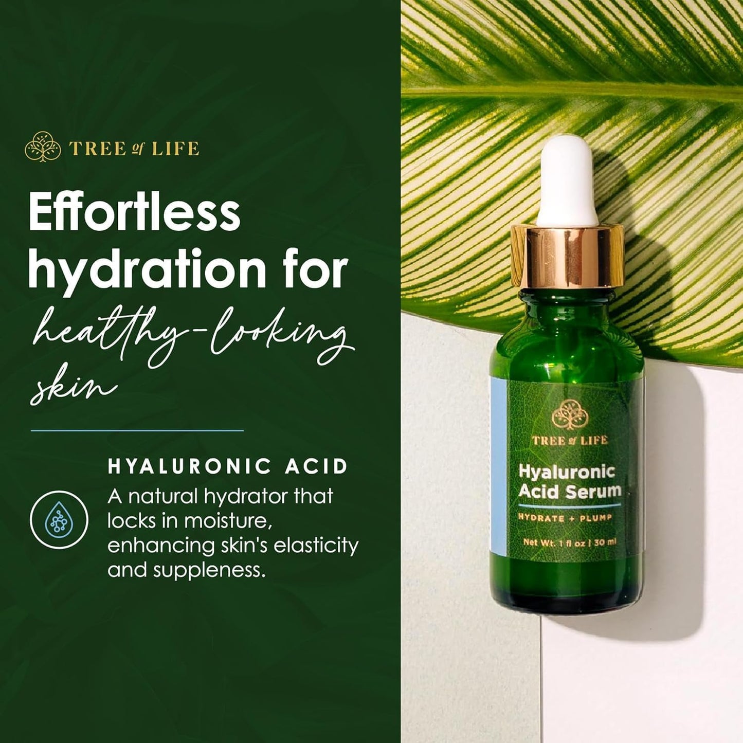 Tree of Life Beauty Hyaluronic Acid Serum (60ml)
