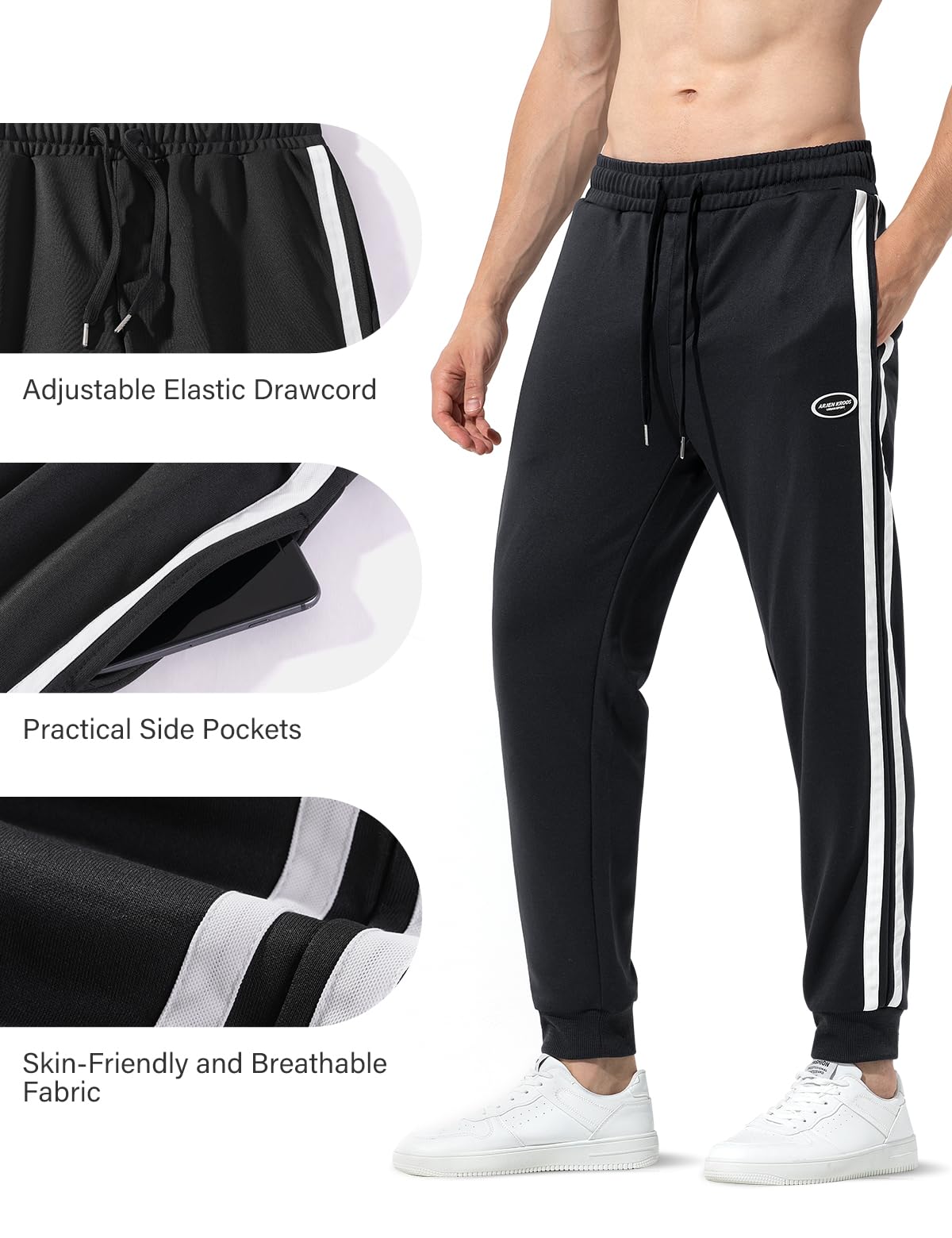 Men’s Training Joggers – Breathable Fitness Pants