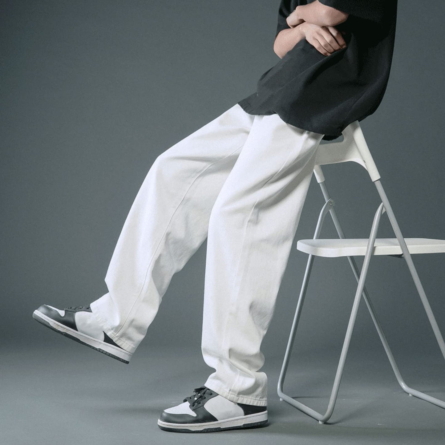 Men’s Baggy Y2K Vintage Jeans – Loose Fit Skateboard Streetwear Denim Pants