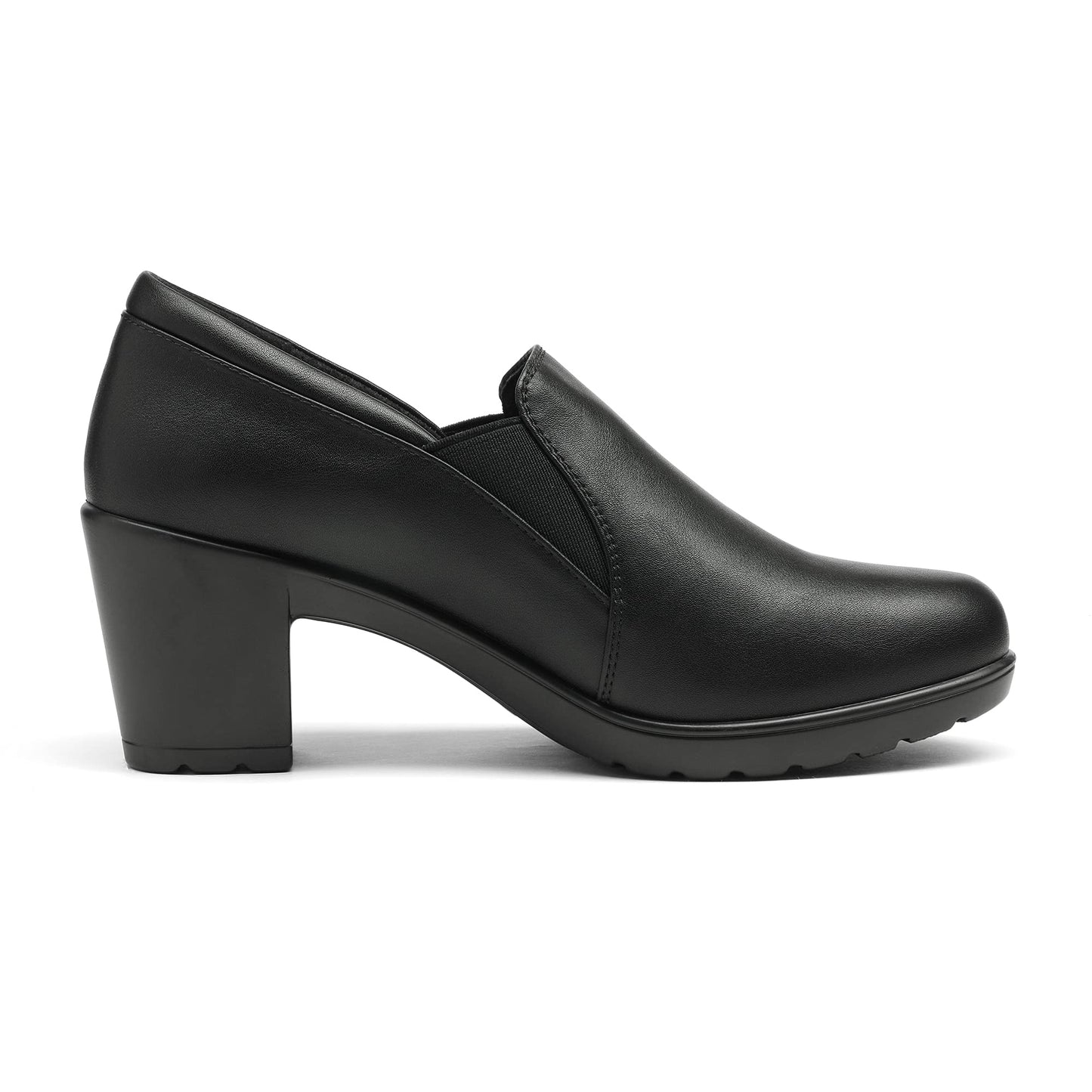 DREAM PAIRS Women's Dress Pumps with Low Block Heel