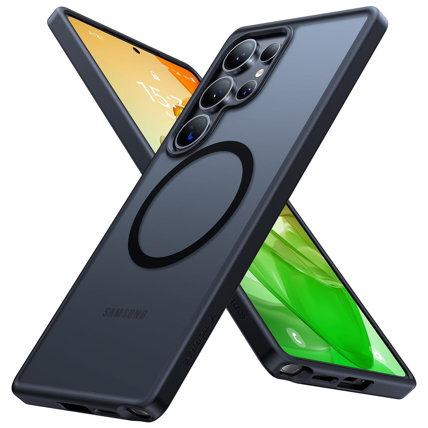 TORRAS For Samsung Galaxy S25 Ultra Case for MagSafe No.1 Protective Power and Magnetic Force S25 Ultra Case Military Level Shockproof Scratch-Resistant with Airbags Hard Case Protective Case Guardian 