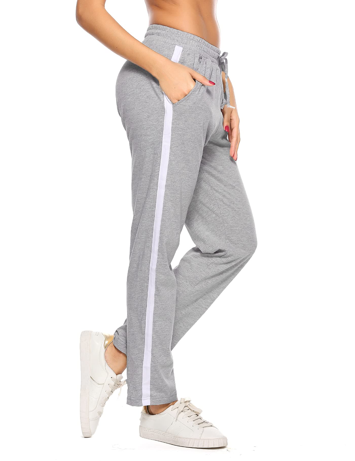 Aseniza Women's Jogging Pants – High Waist Cotton Sports Pants
