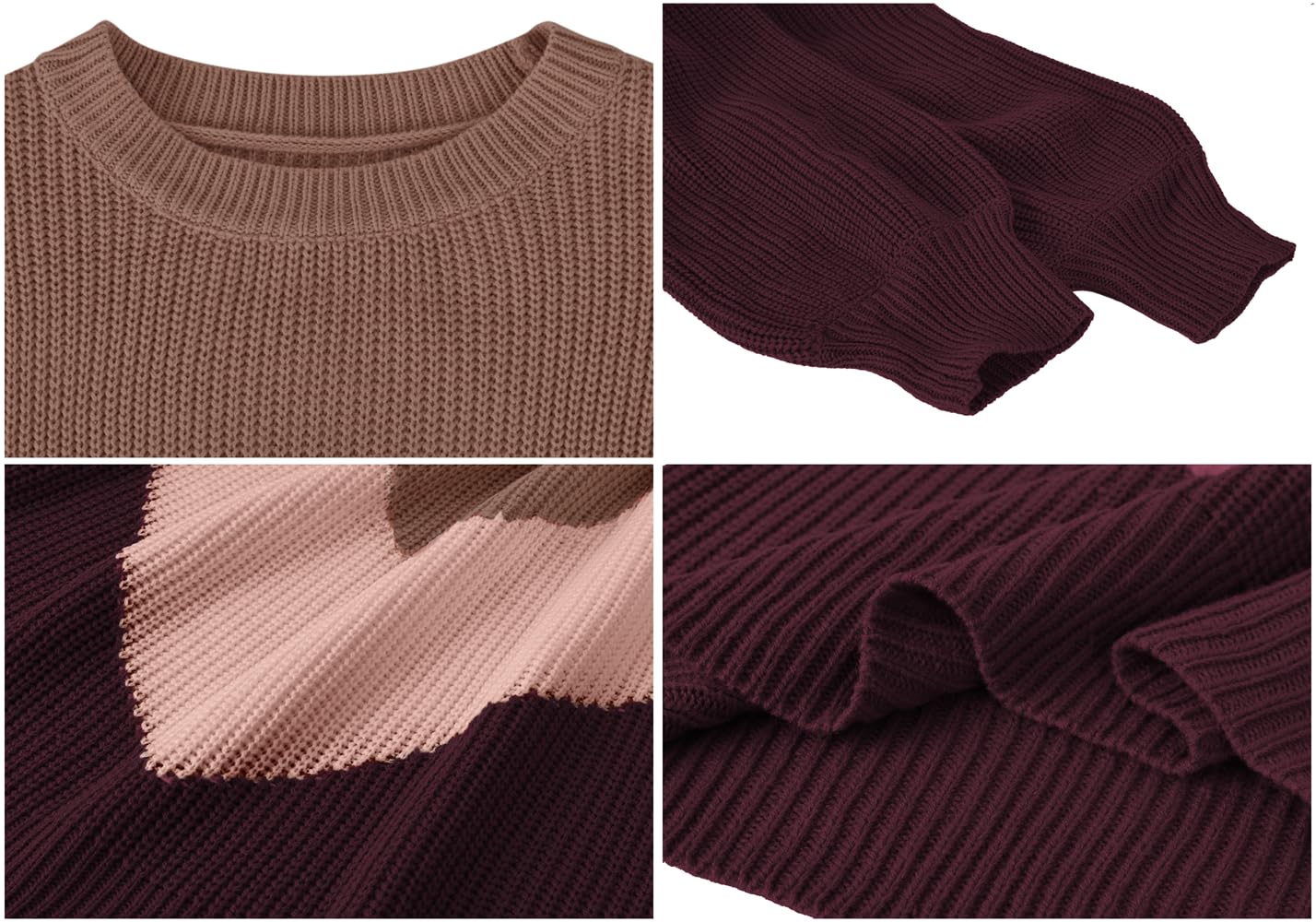 Women’s Colorblock Knit Sweater