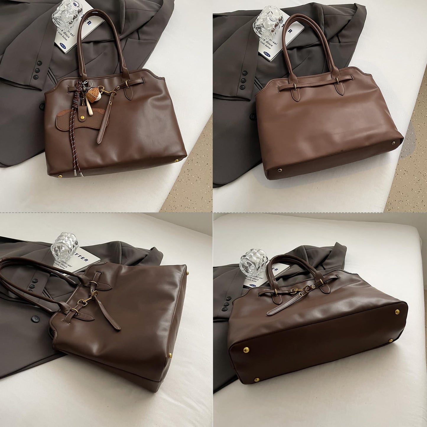 Unisoul Suede Handbag for Women