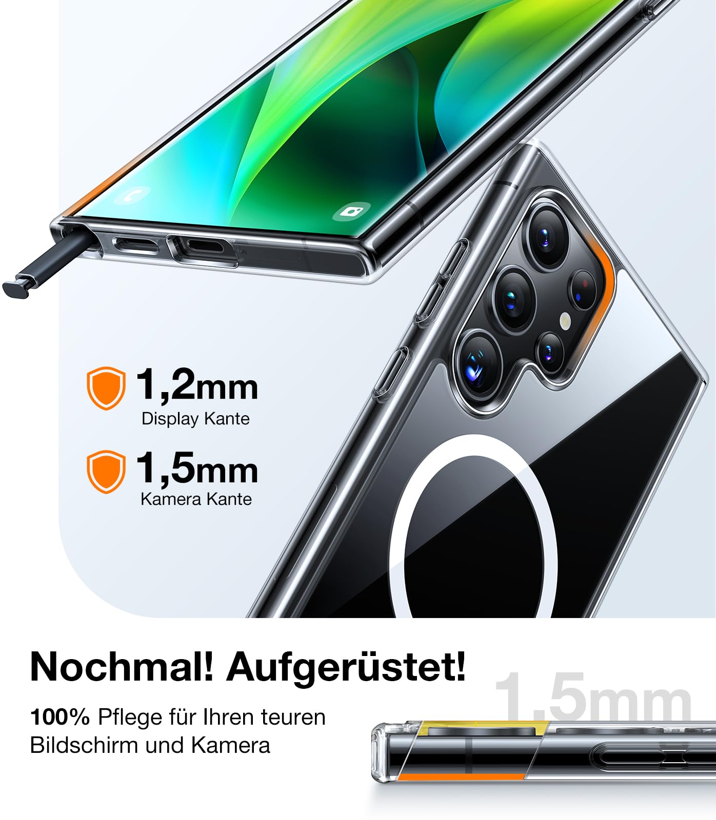 TORRAS For Samsung Galaxy S25 Ultra Case for MagSafe No.1 Protective Power and Magnetic Force S25 Ultra Case Military Level Shockproof Scratch-Resistant with Airbags Hard Case Protective Case Guardian 