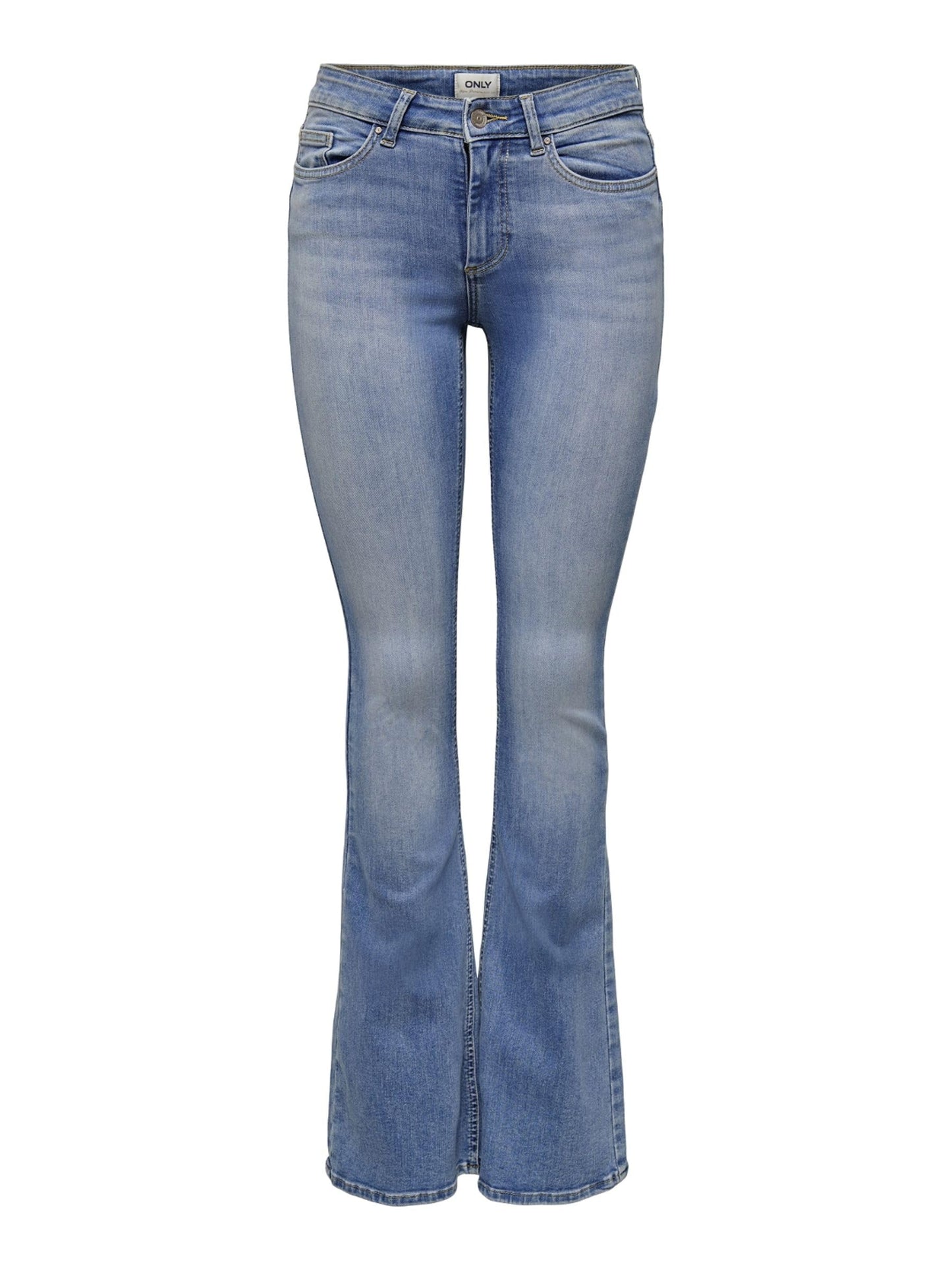 ONLY Women’s ONLBLUSH Flared Fit Jeans – Mid-Rise