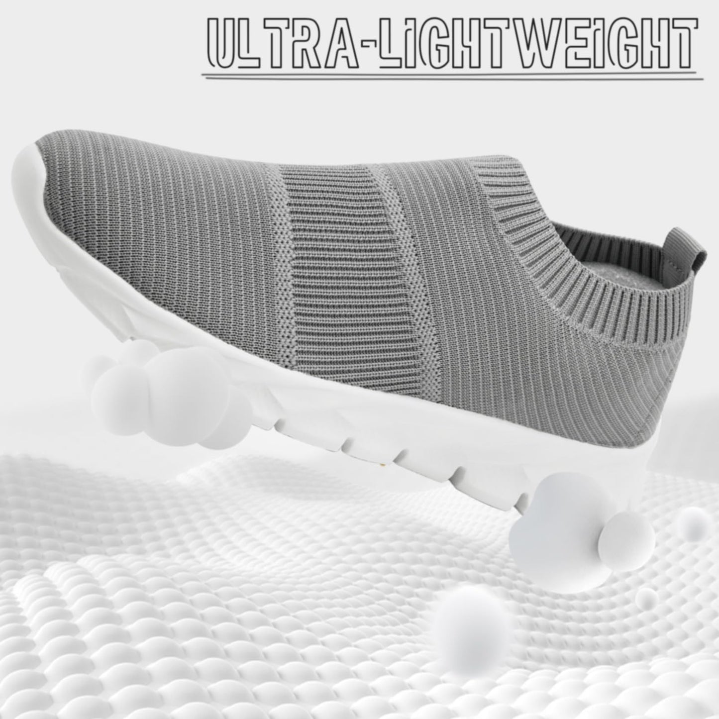 Men’s Slip-On Running Shoes – Lightweight Breathable Athletic Sneakers