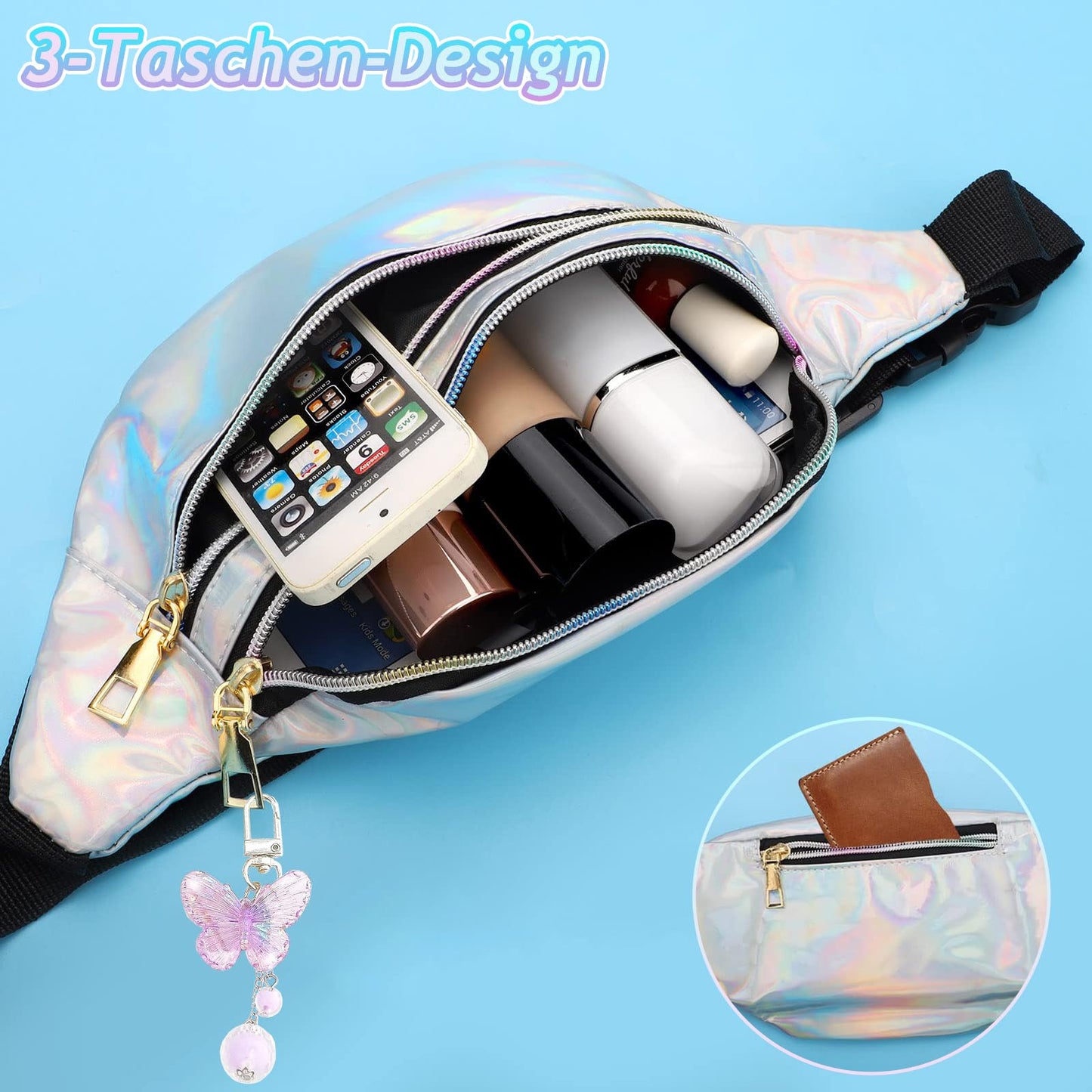 Stylish Waist Bag for Men & Women – Adjustable Hip Bag
