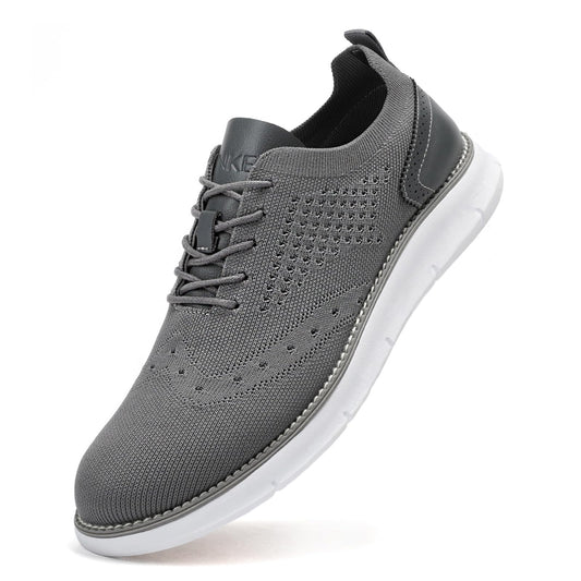 SVNKE Men's Dress Shoes – Breathable Knit Oxfords for Wedding & Casual Wear