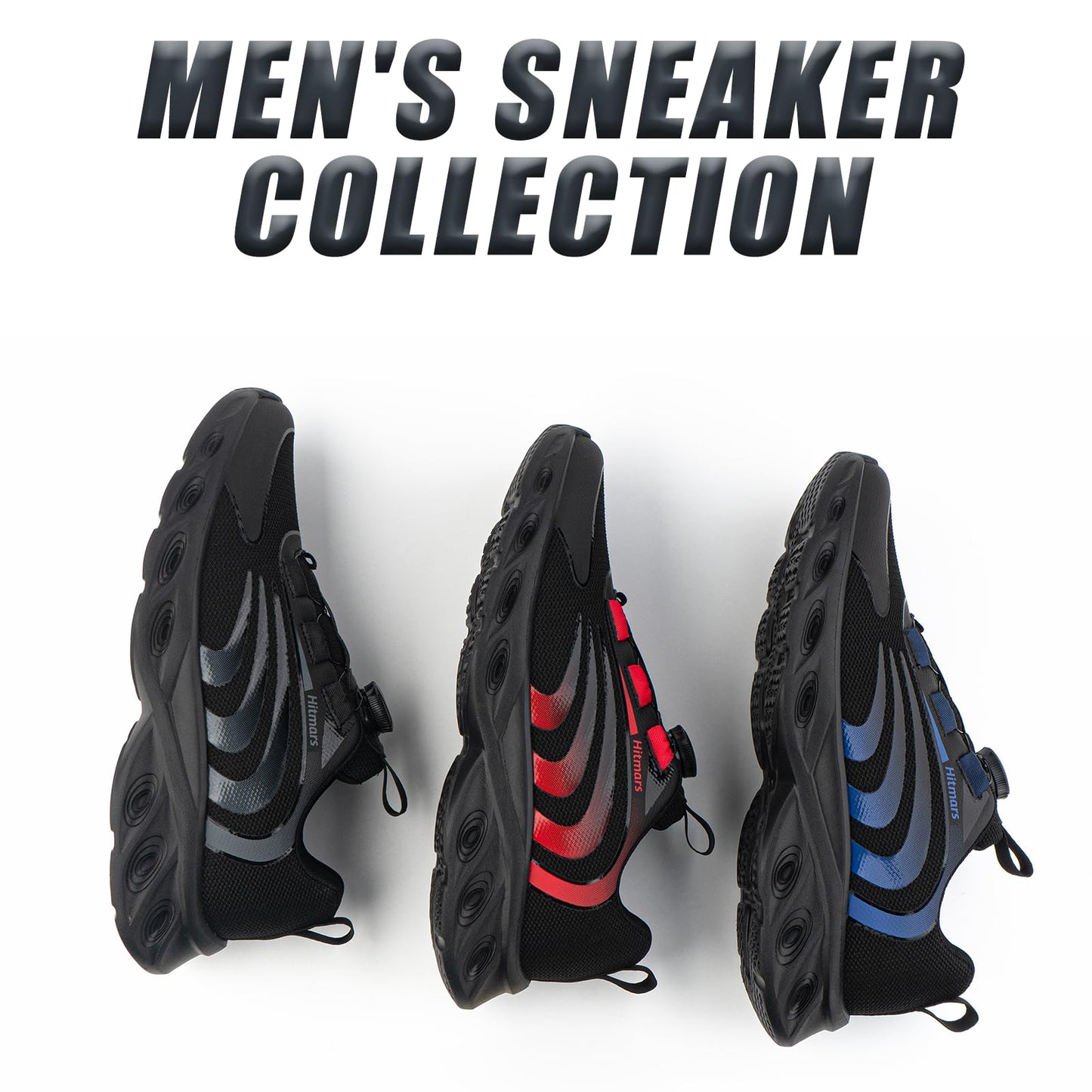 Hitmars Men’s Sneakers – Lightweight Running & Sports Shoes