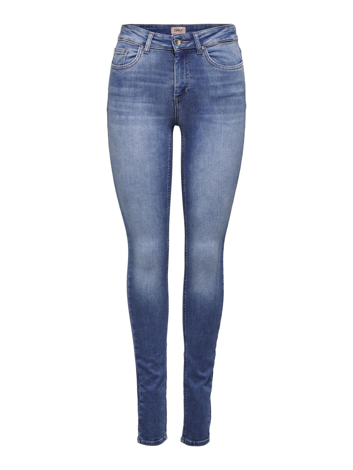 ONLY Women’s Blush Mid-Rise Skinny Fit Jeans