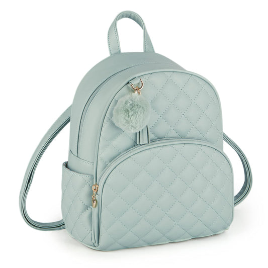 ECOSUSI Quilted Mini Backpack for Women