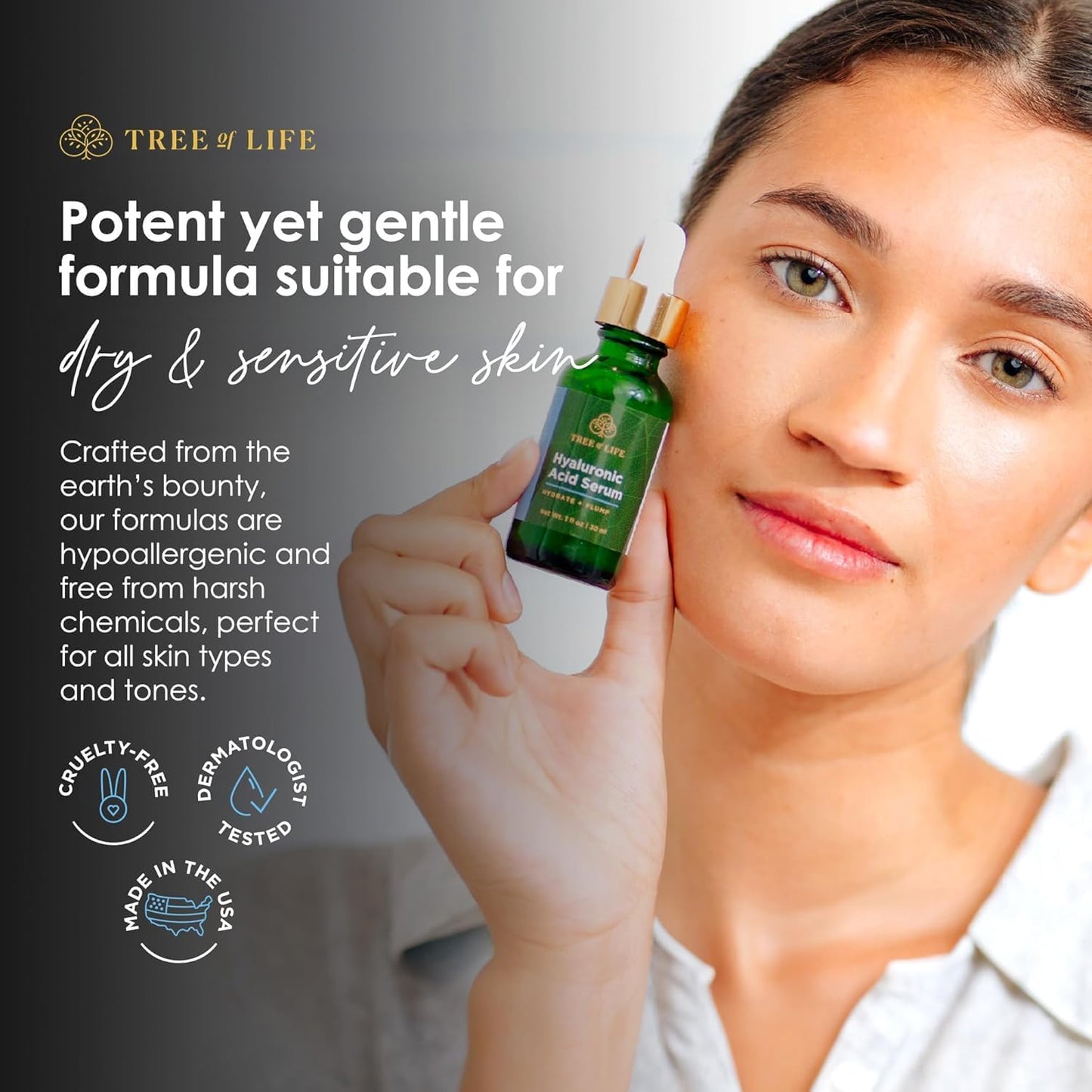Tree of Life Beauty Hyaluronic Acid Serum (60ml)
