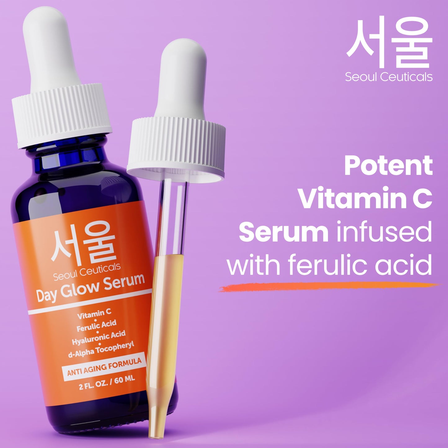 SeoulCeuticals Vitamin C Serum for Bright, Youthful &amp; Hydrated Skin