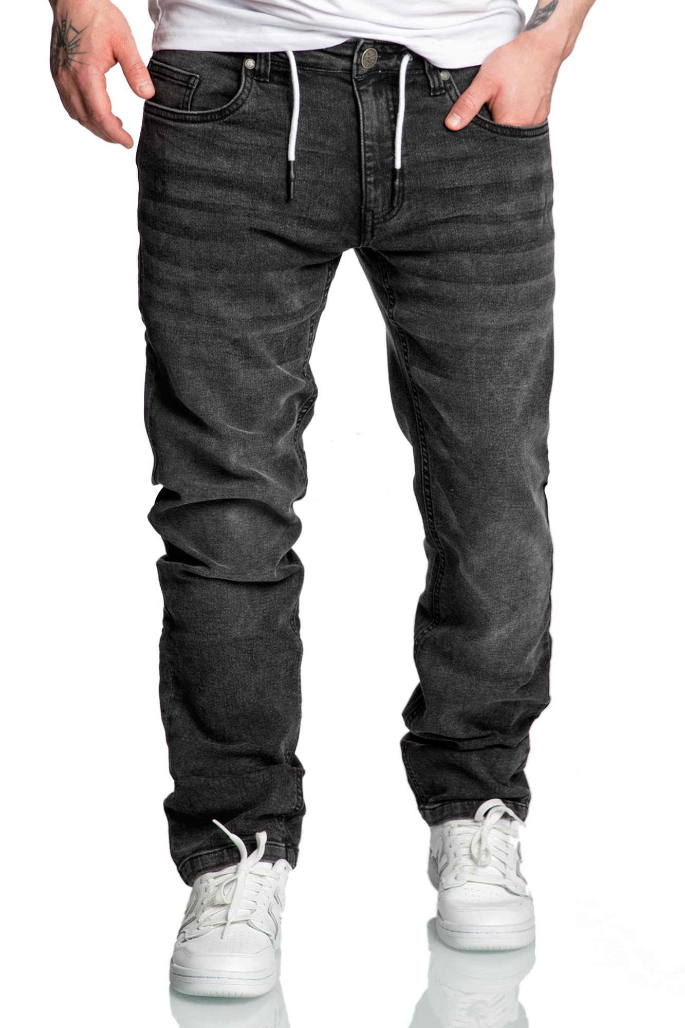 Amaci&Sons Men’s Stretch Denim Jogging Jeans